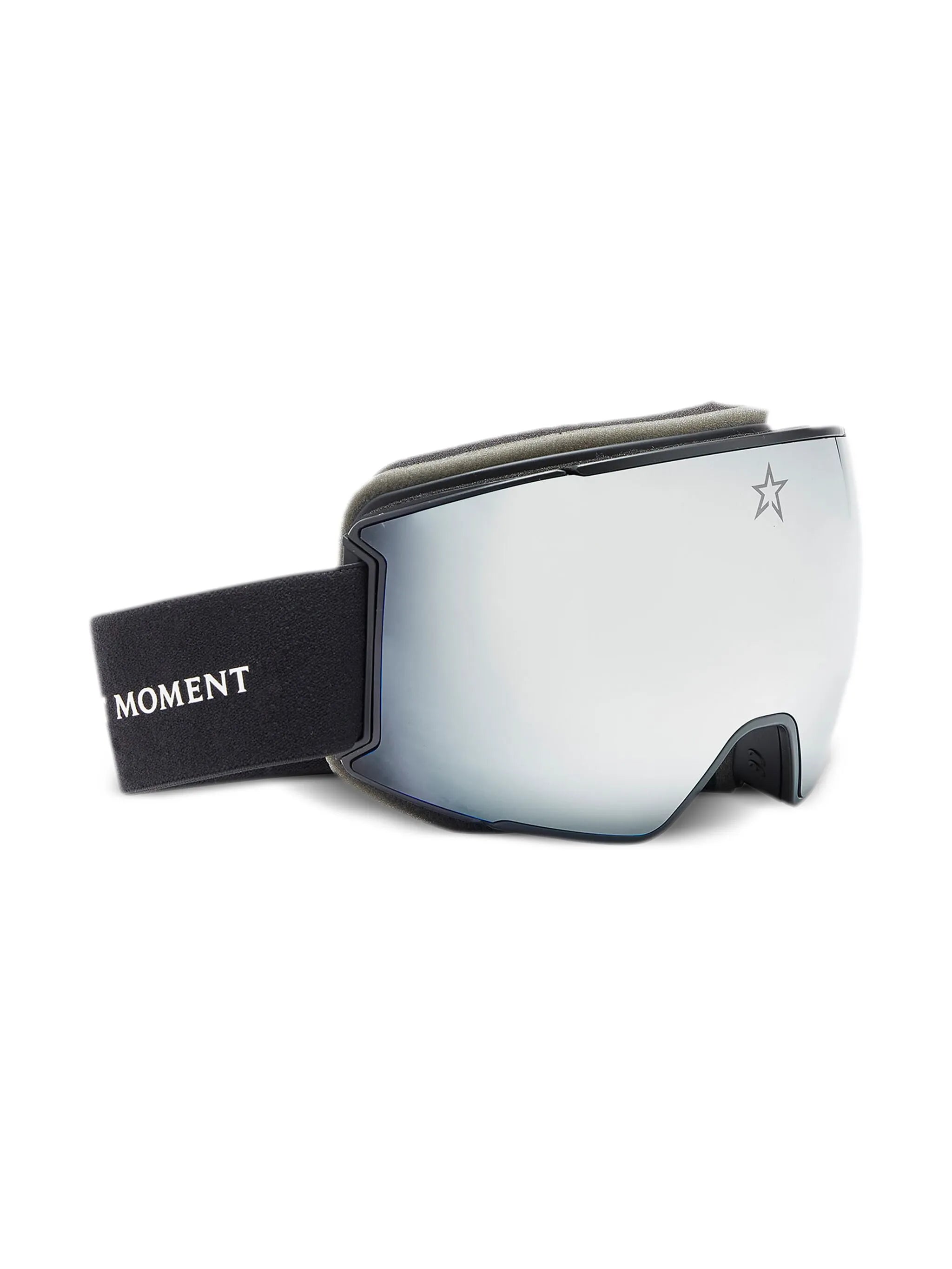 Polar logo-print goggles