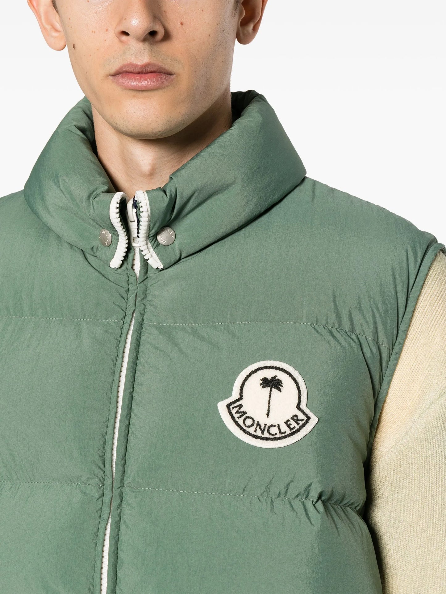 x Palm Angels Rodmar quilted down gilet