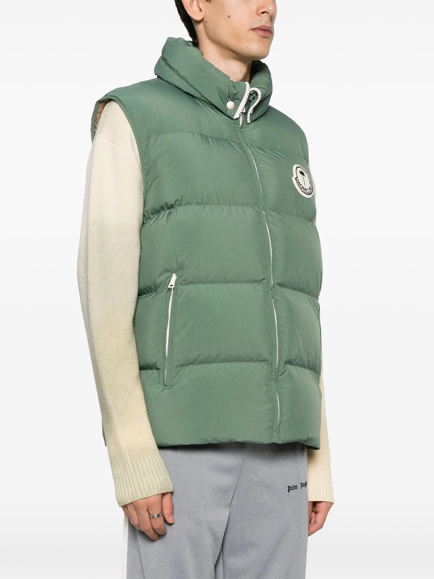 x Palm Angels Rodmar quilted down gilet