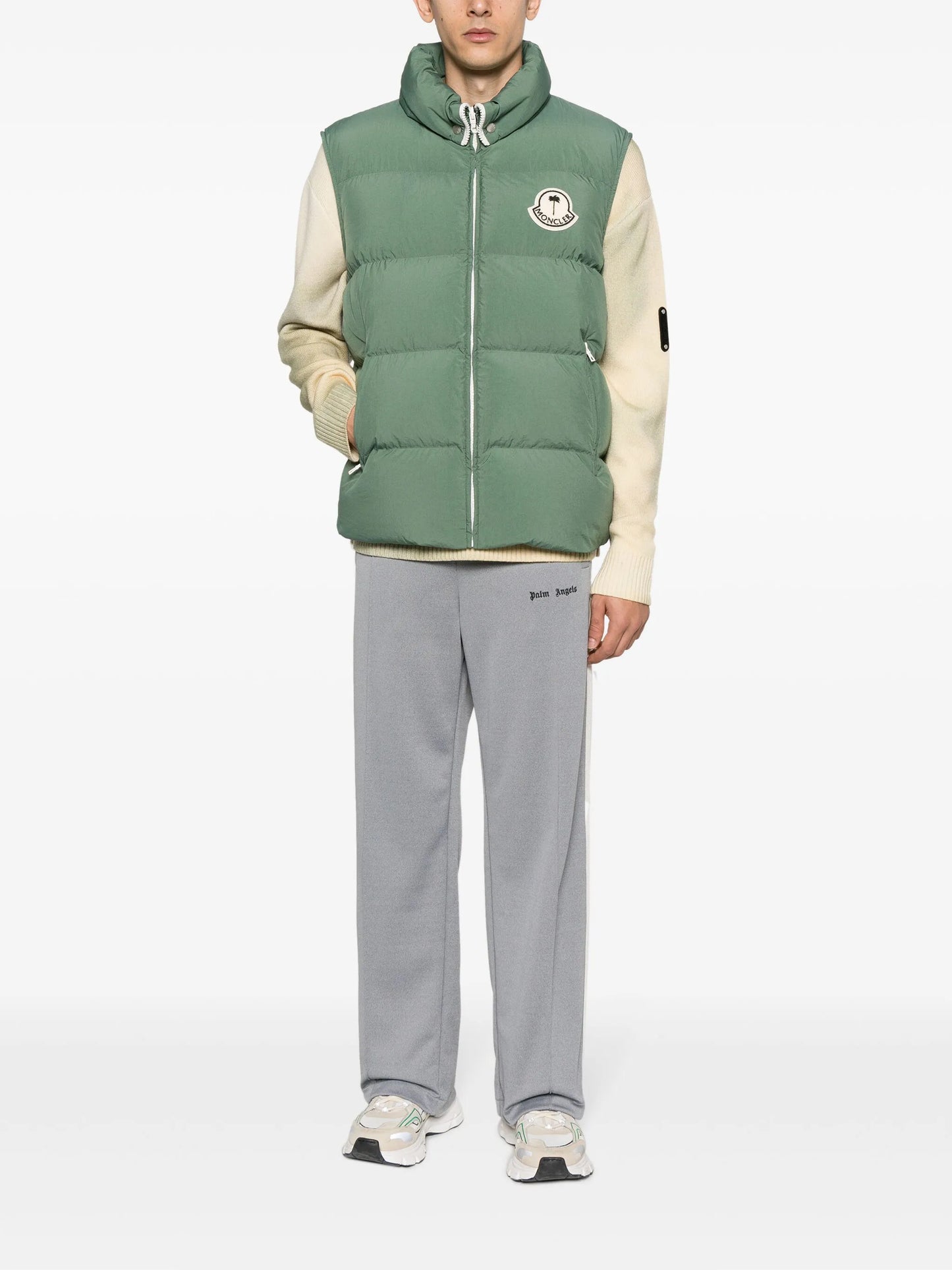 x Palm Angels Rodmar quilted down gilet