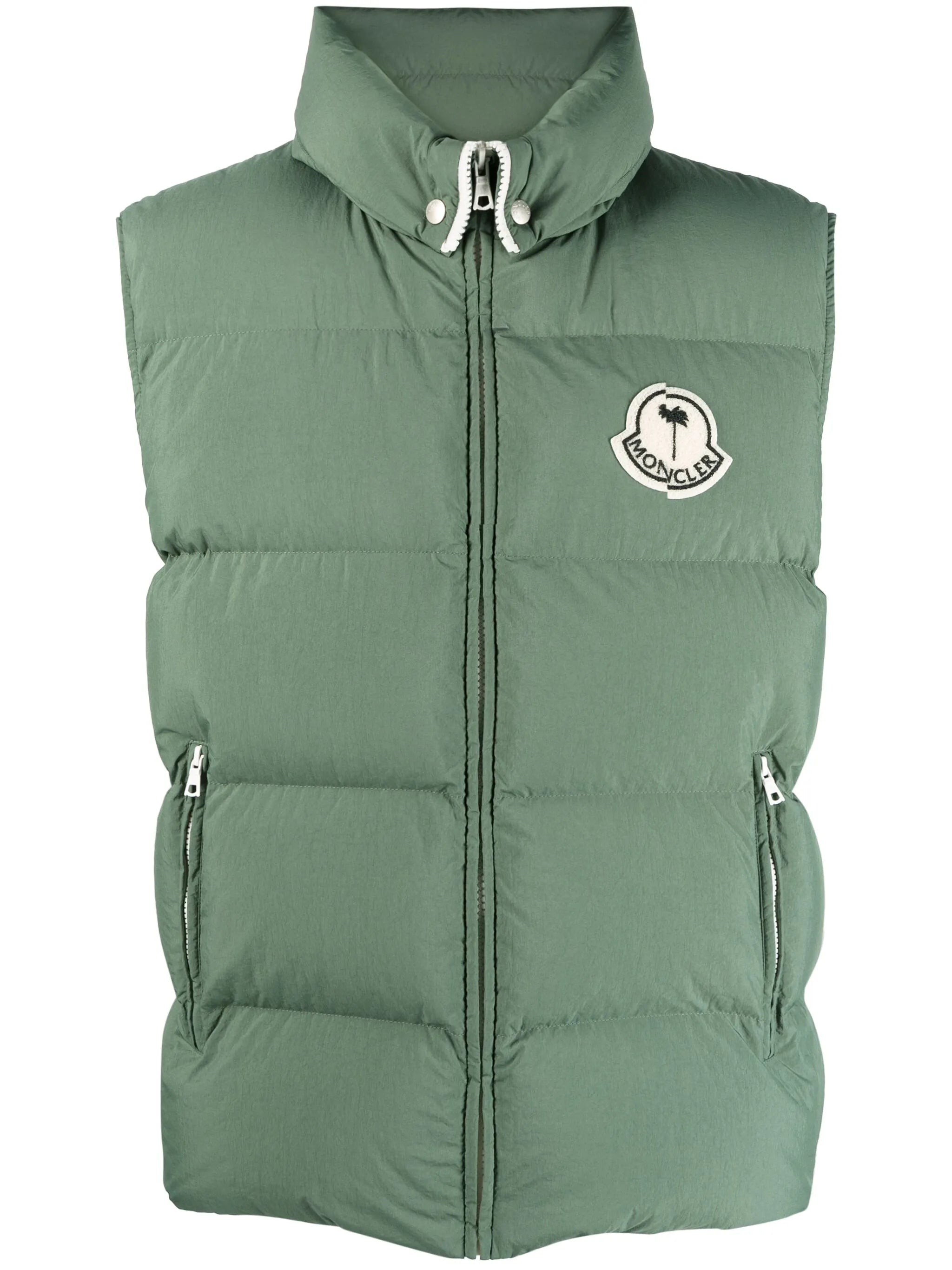 x Palm Angels Rodmar quilted down gilet