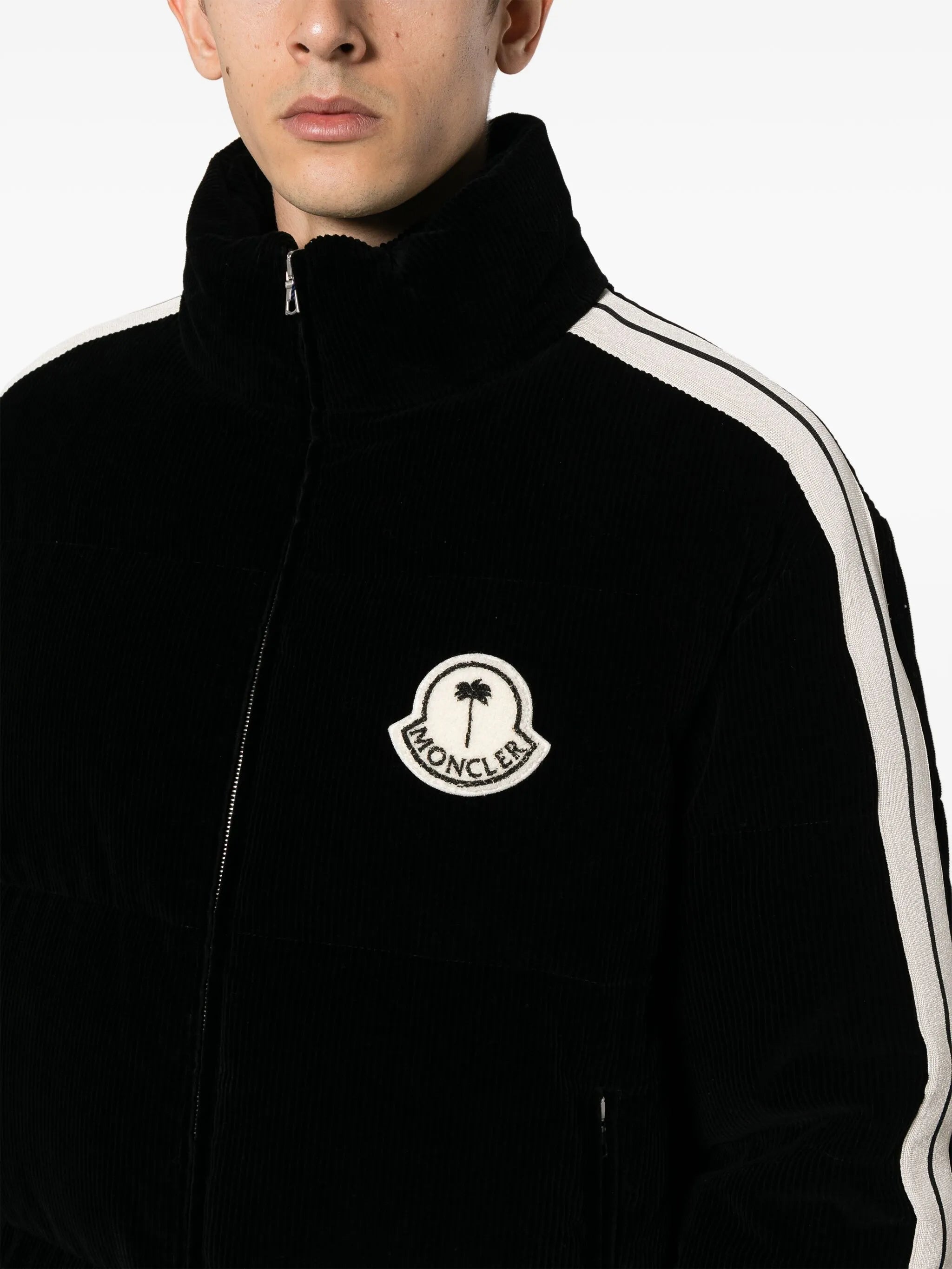 x Palm Angels Ramsau corduroy down jacket