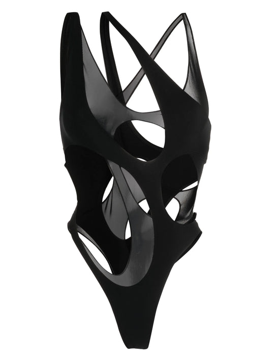 cut-out detail thong swimsuit