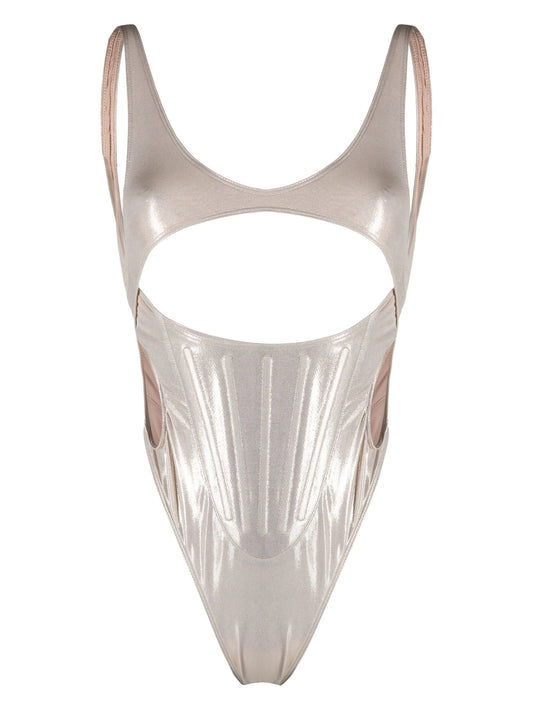 cut-out swimsuit