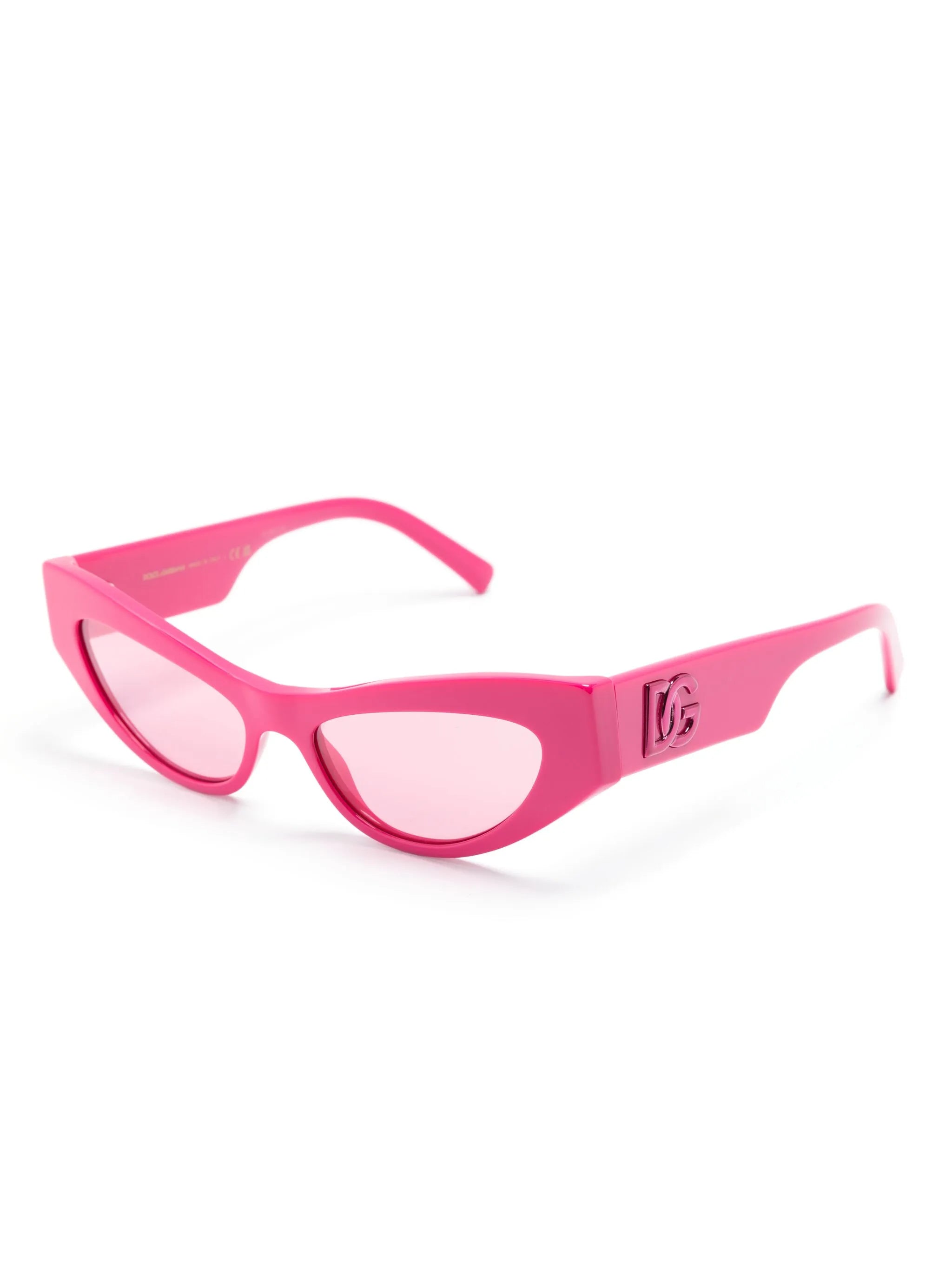 Logo cat-eye sunglasses