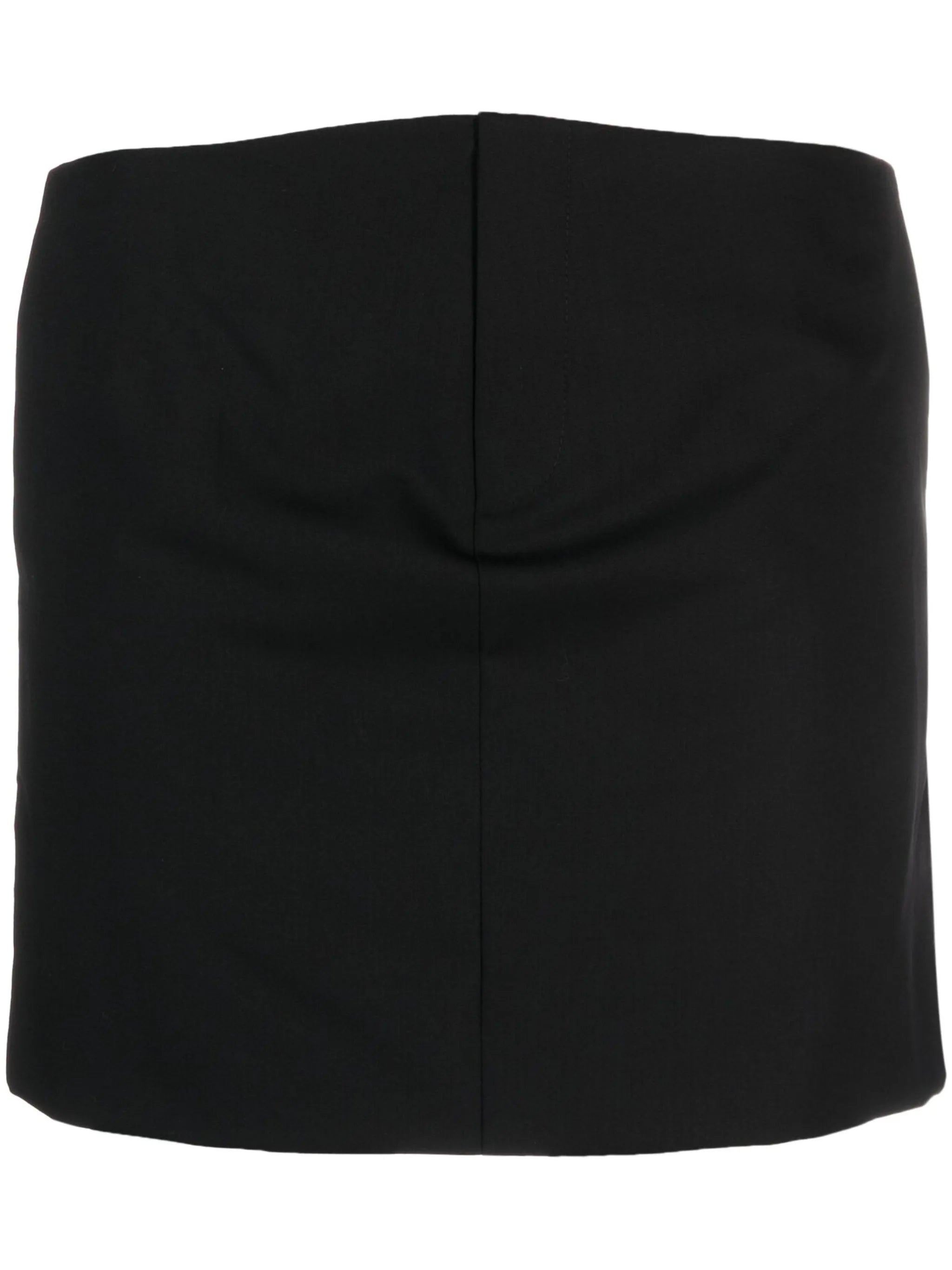 Paperback wool miniskirt