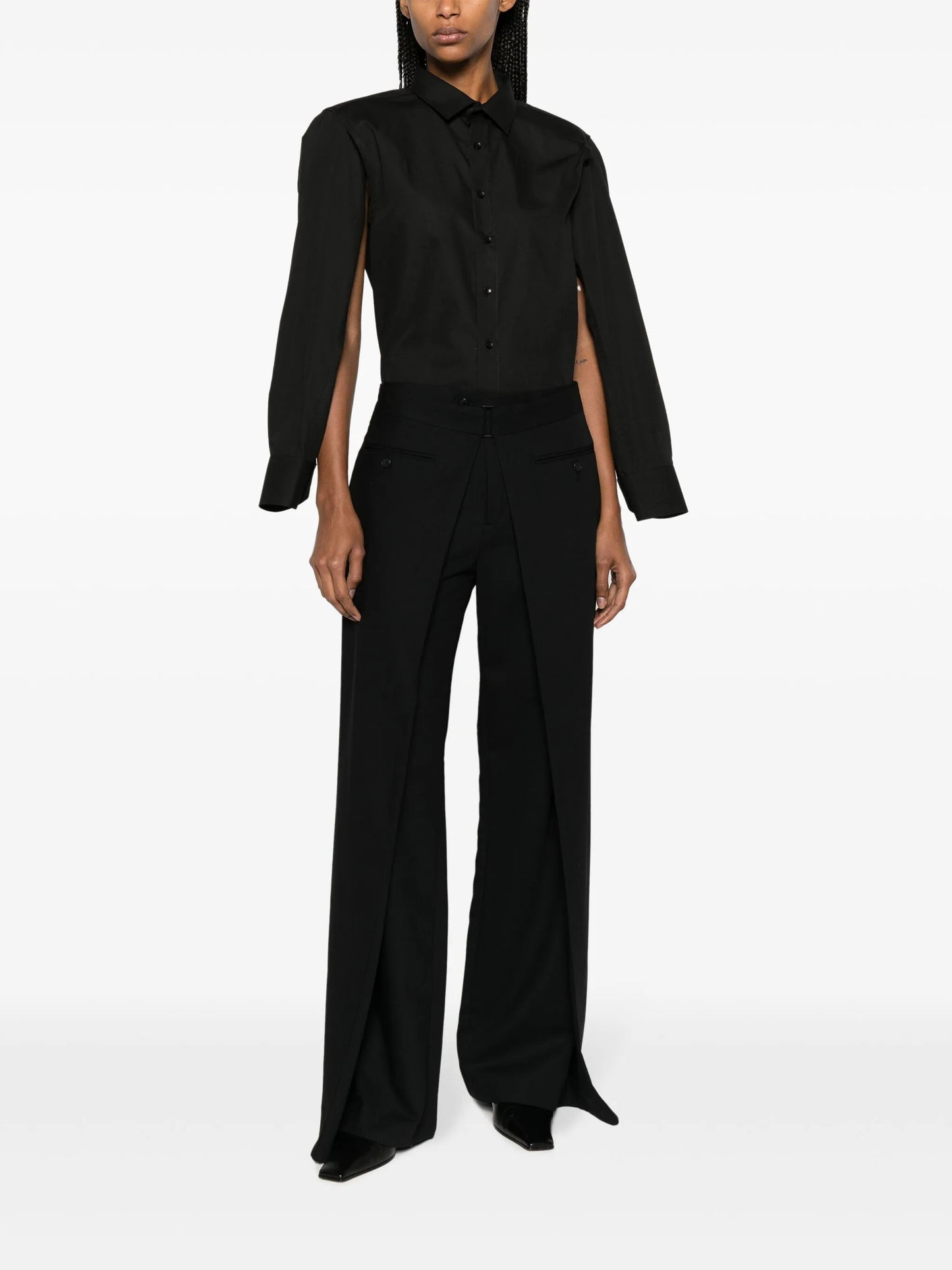split-sleeve shirt