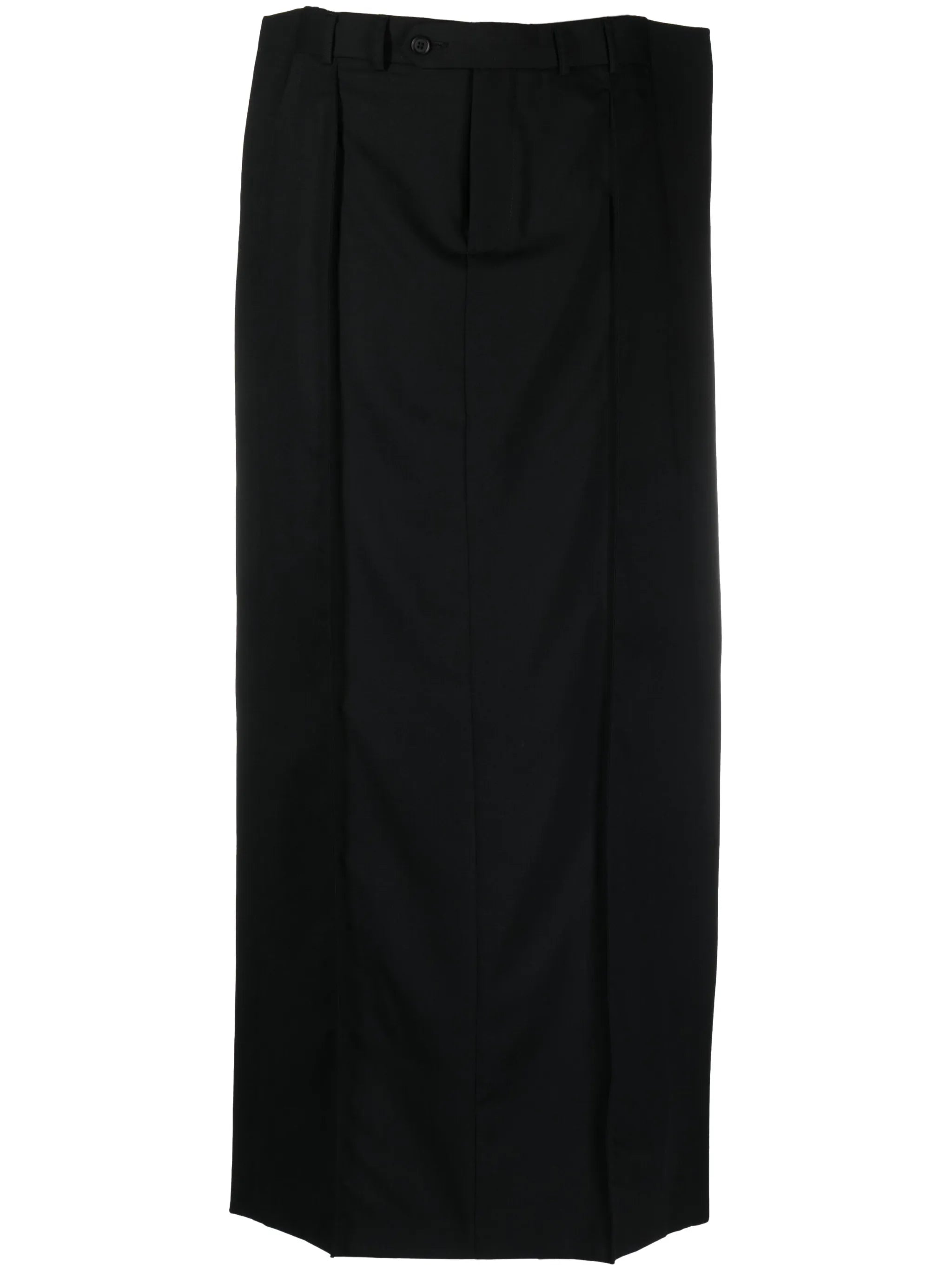 wool maxi skirt