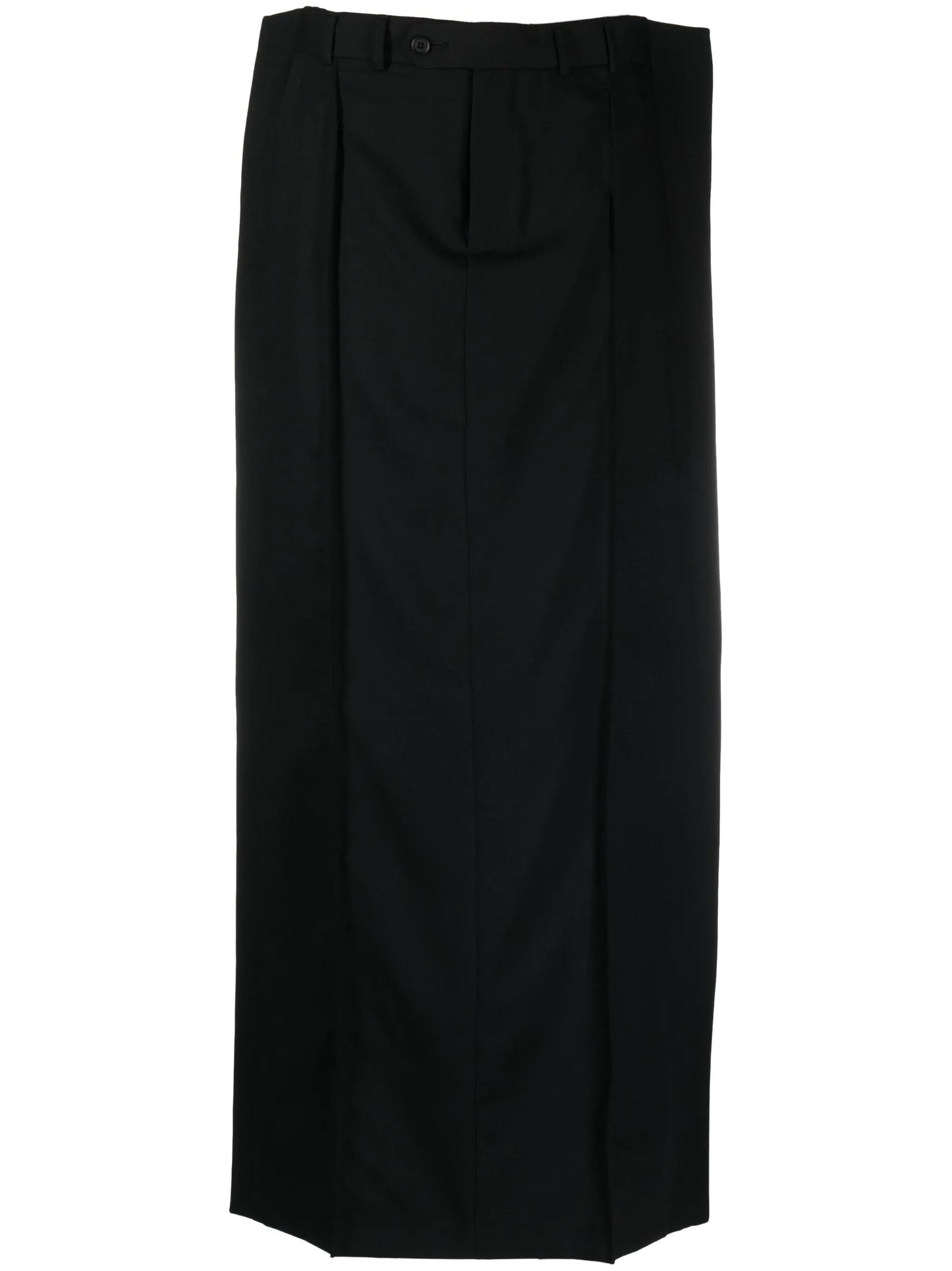 wool maxi skirt