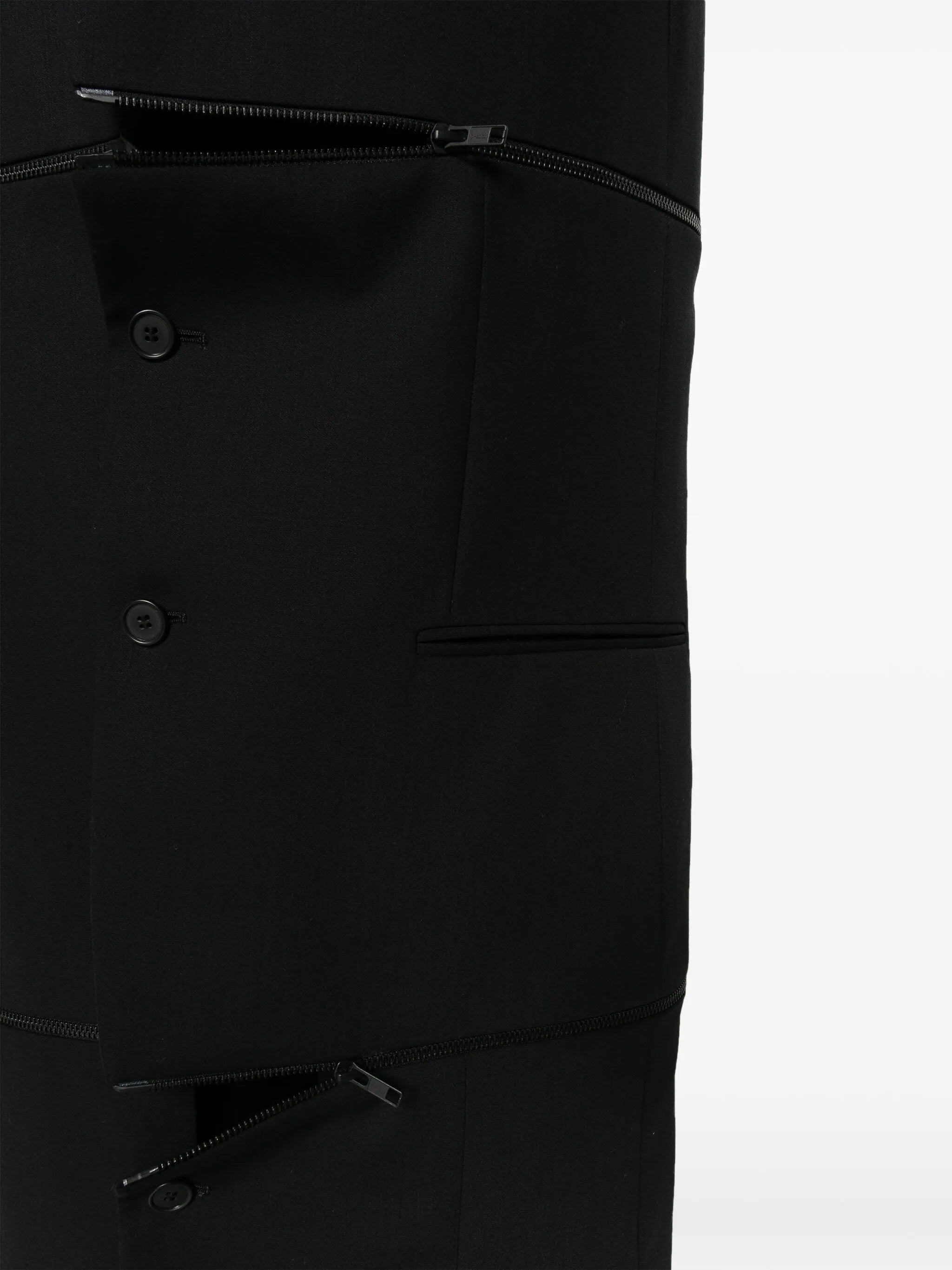 Transformer wool coat