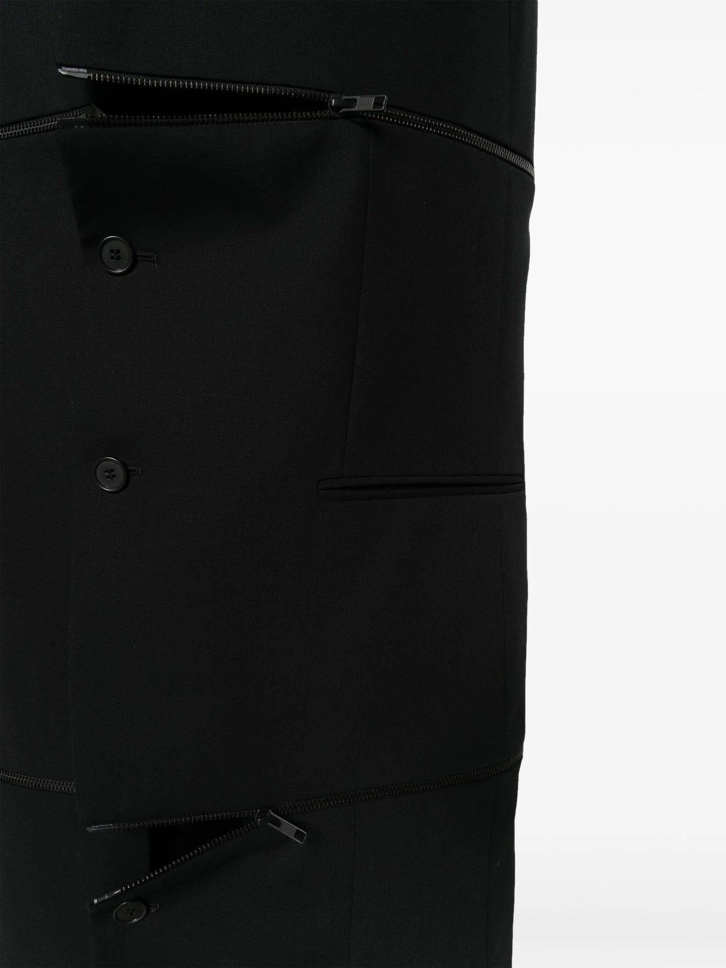 Transformer wool coat