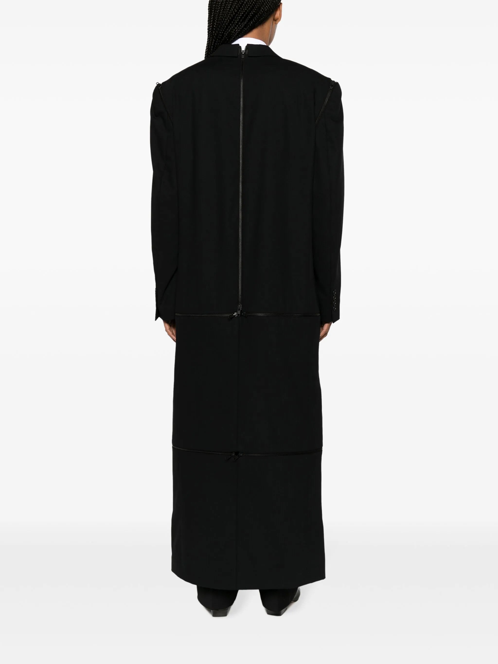 Transformer wool coat