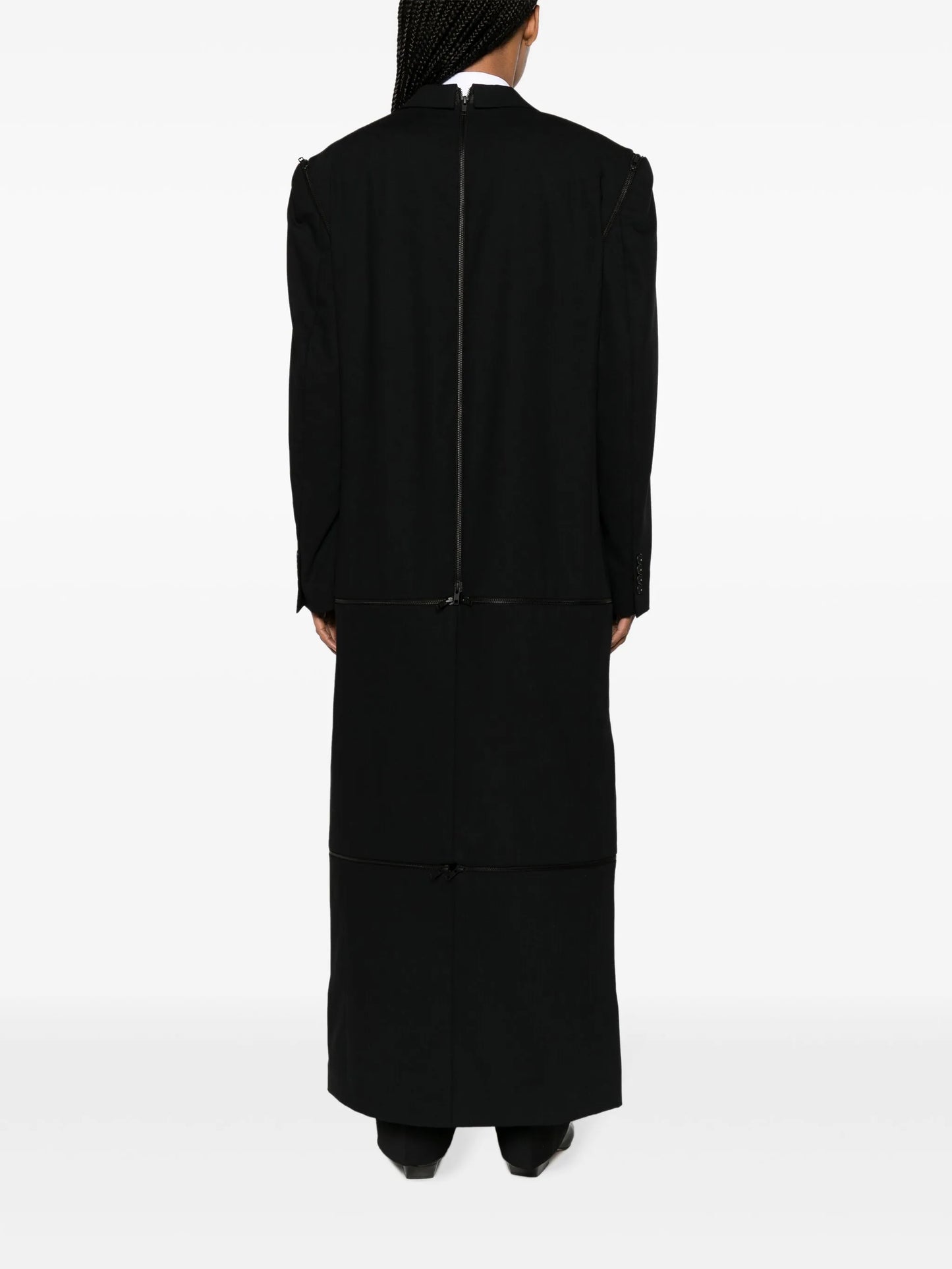 Transformer wool coat