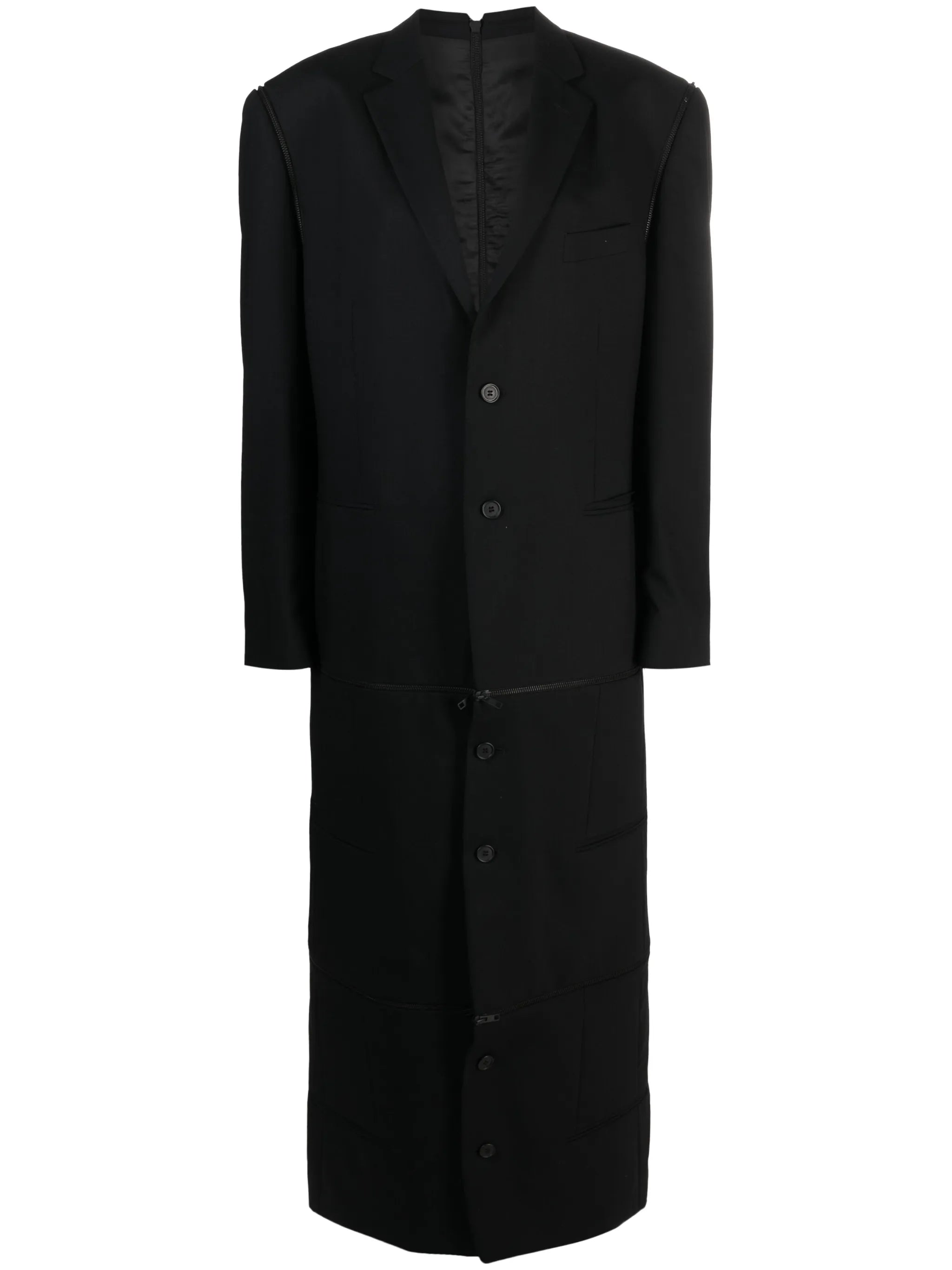 Transformer wool coat