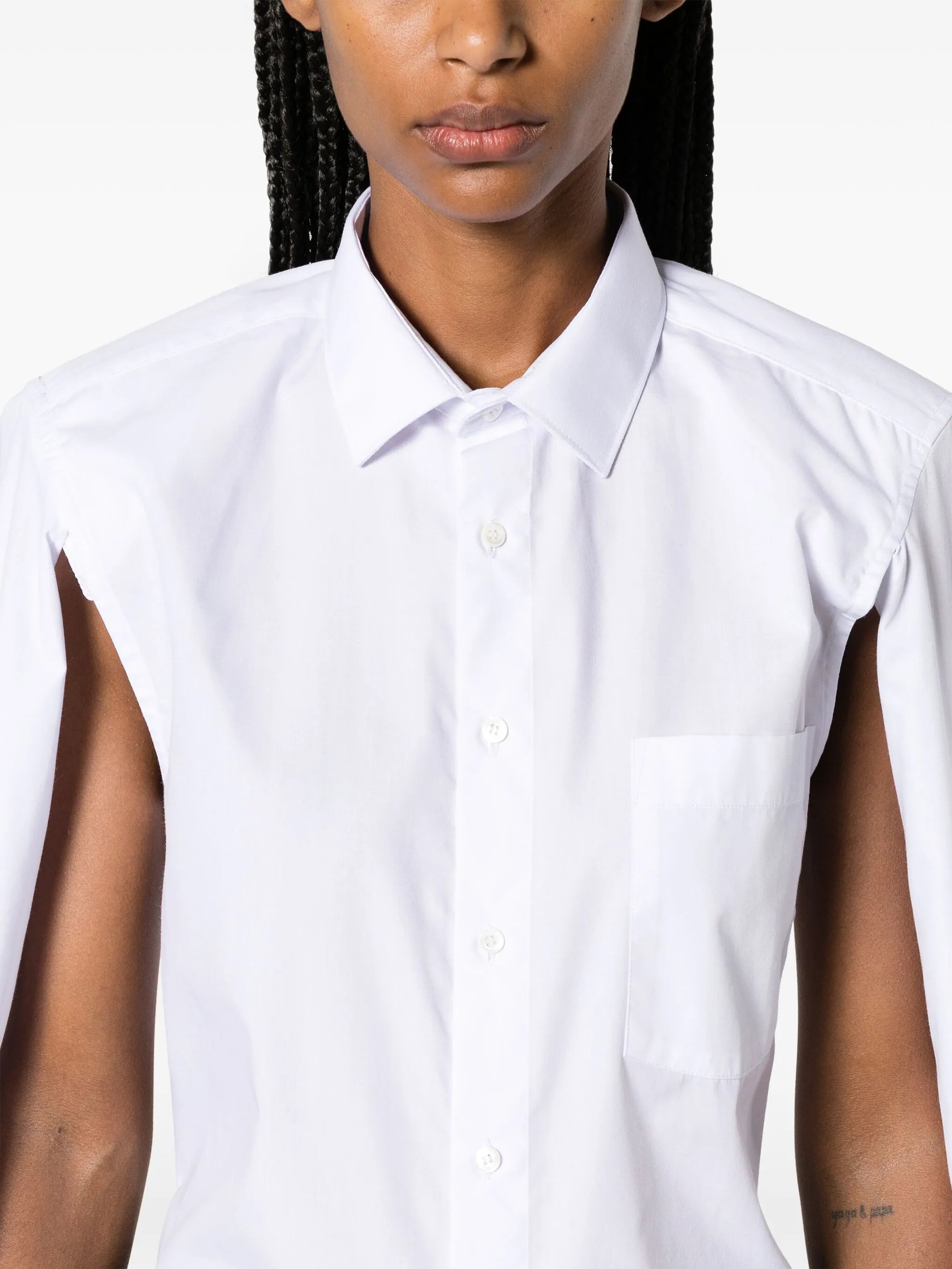 split-sleeve shirt