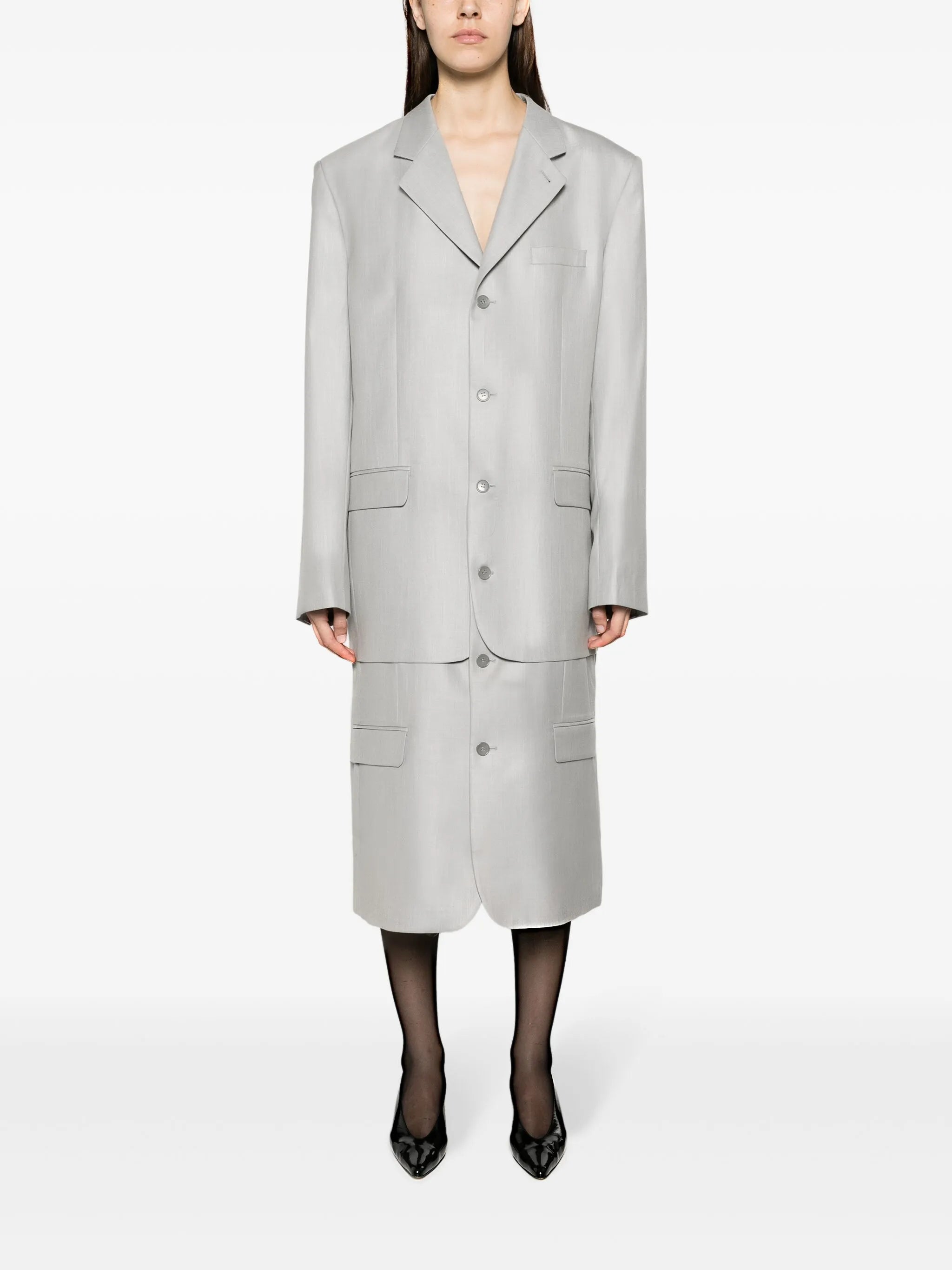 Summer single-breasted coat