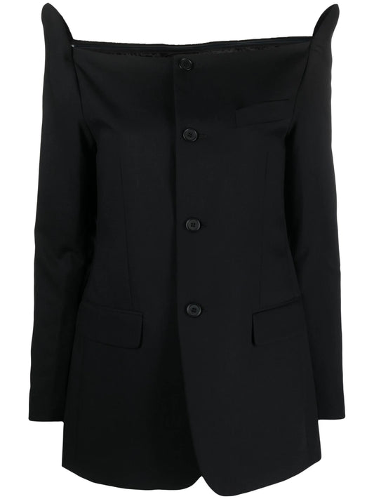 Blazer wool minidress