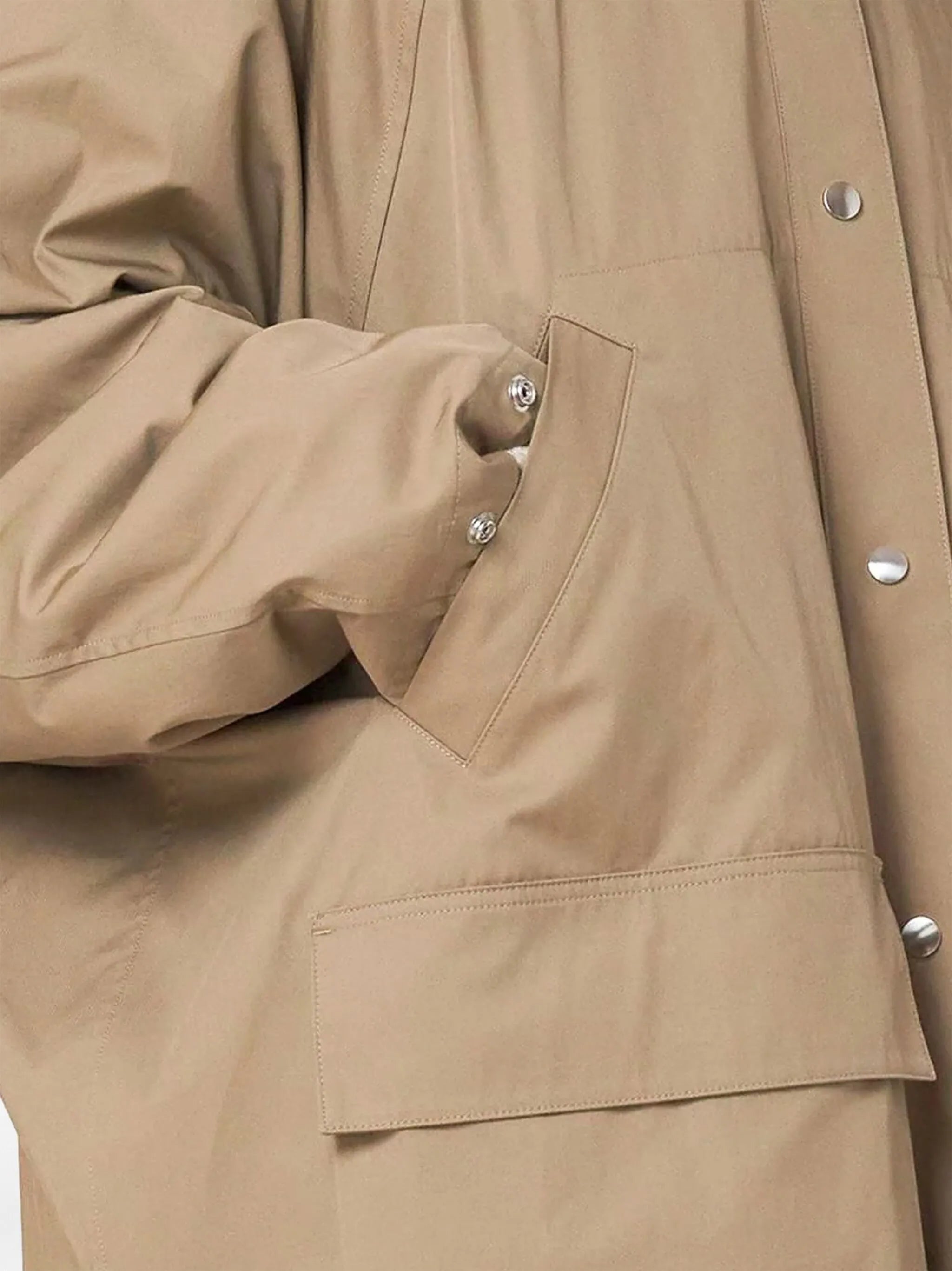 hooded parka coat