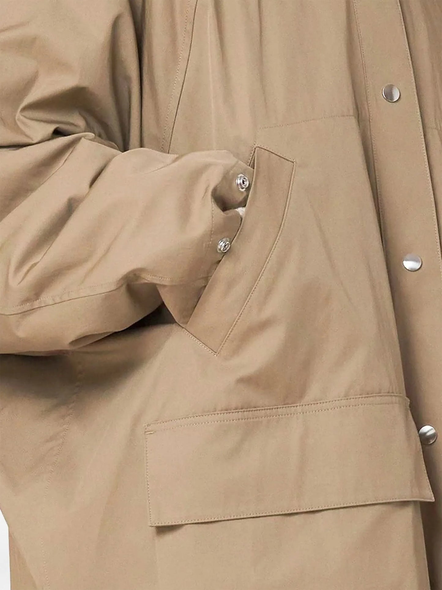 hooded parka coat