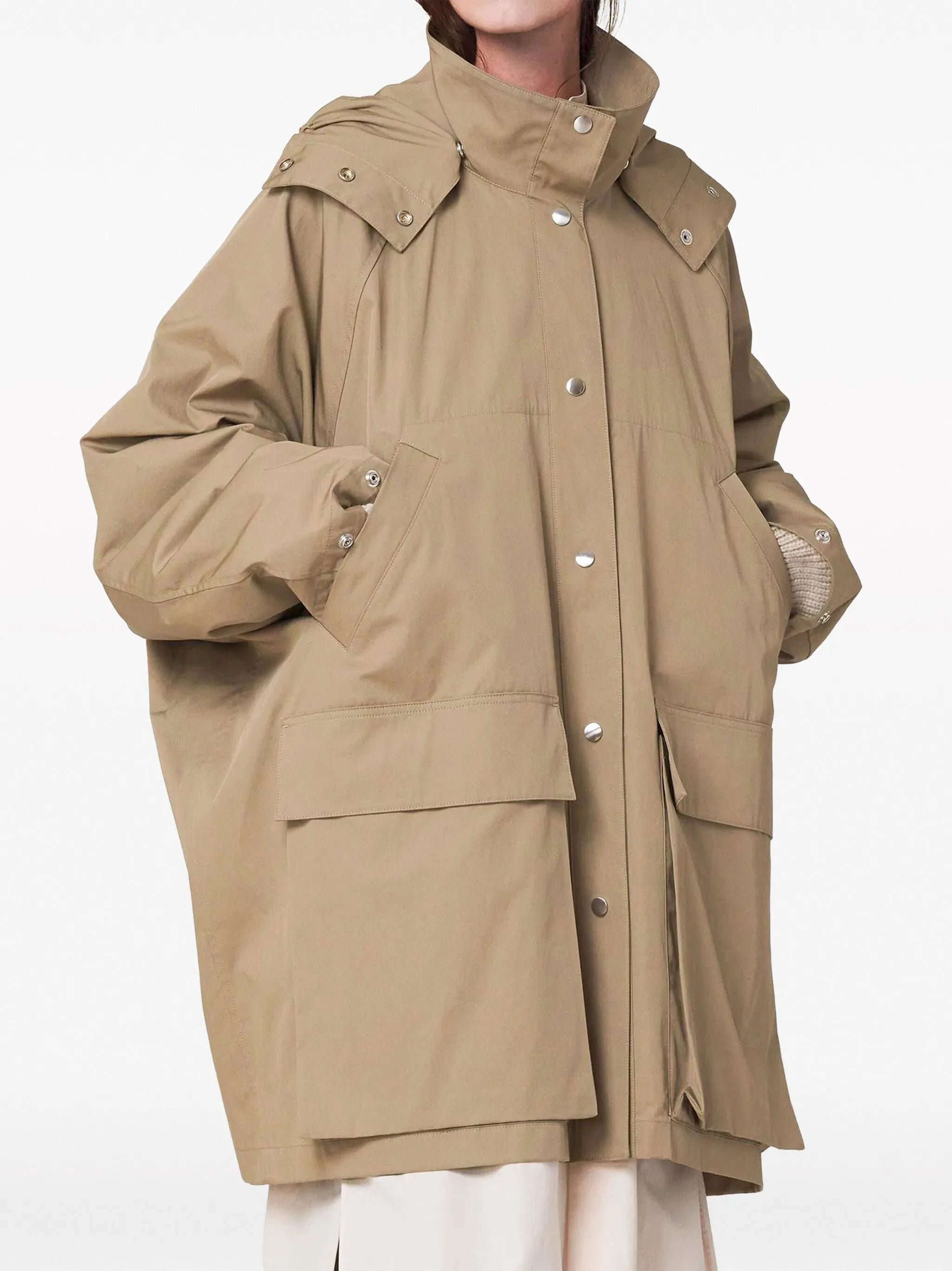 hooded parka coat