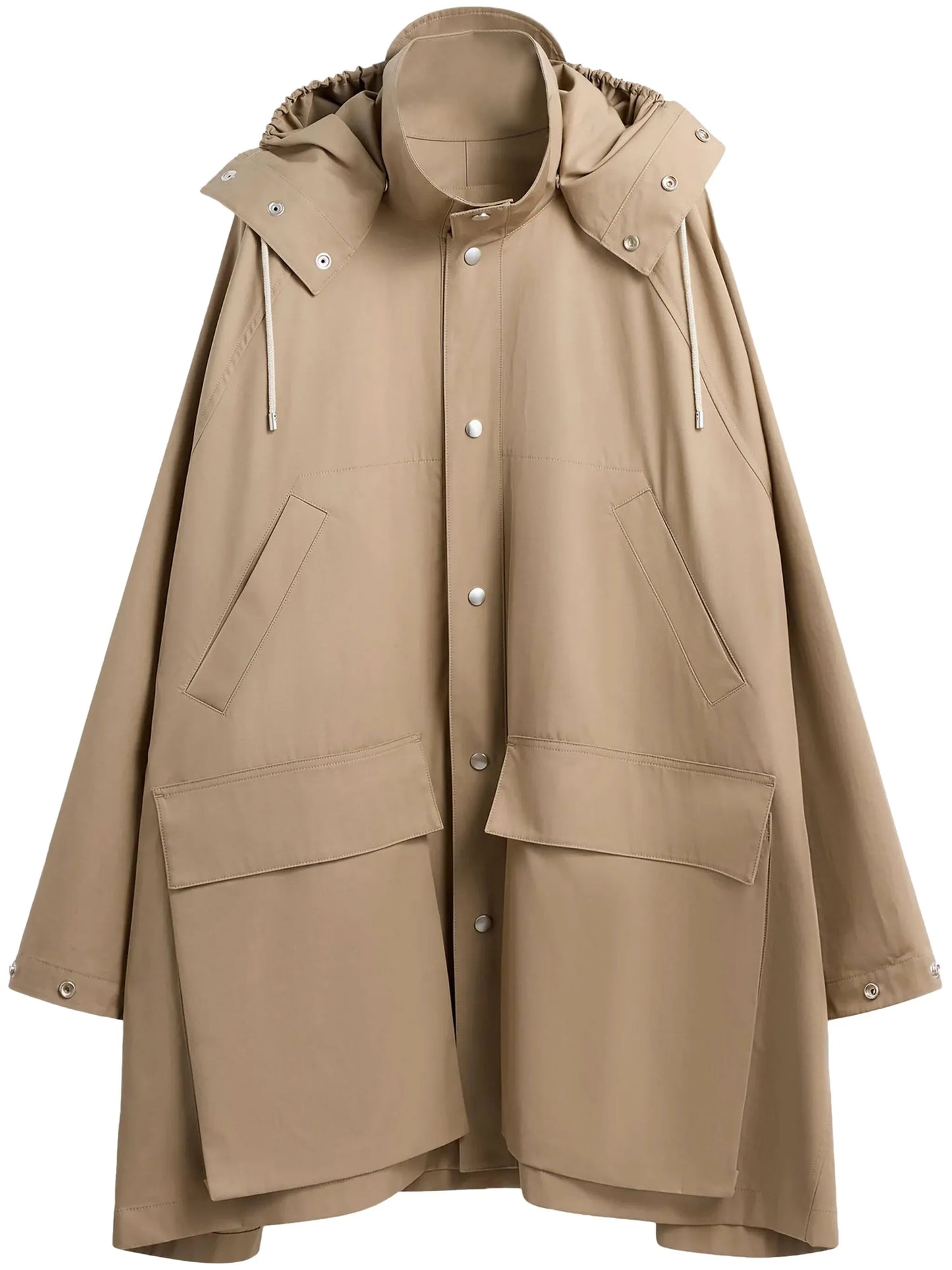 hooded parka coat