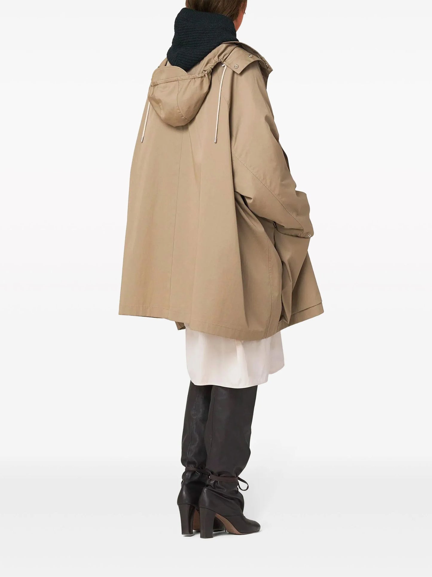 hooded parka coat