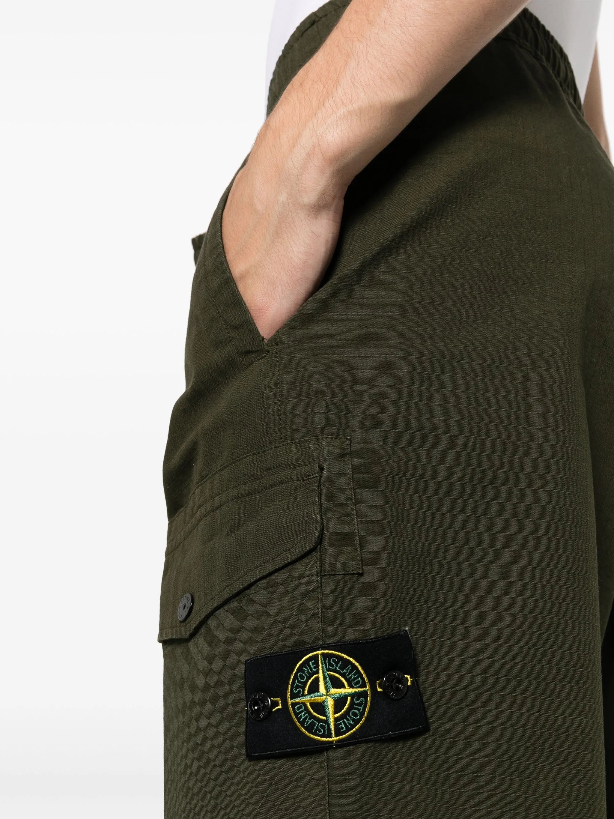 tapered ripstop cargo trousers