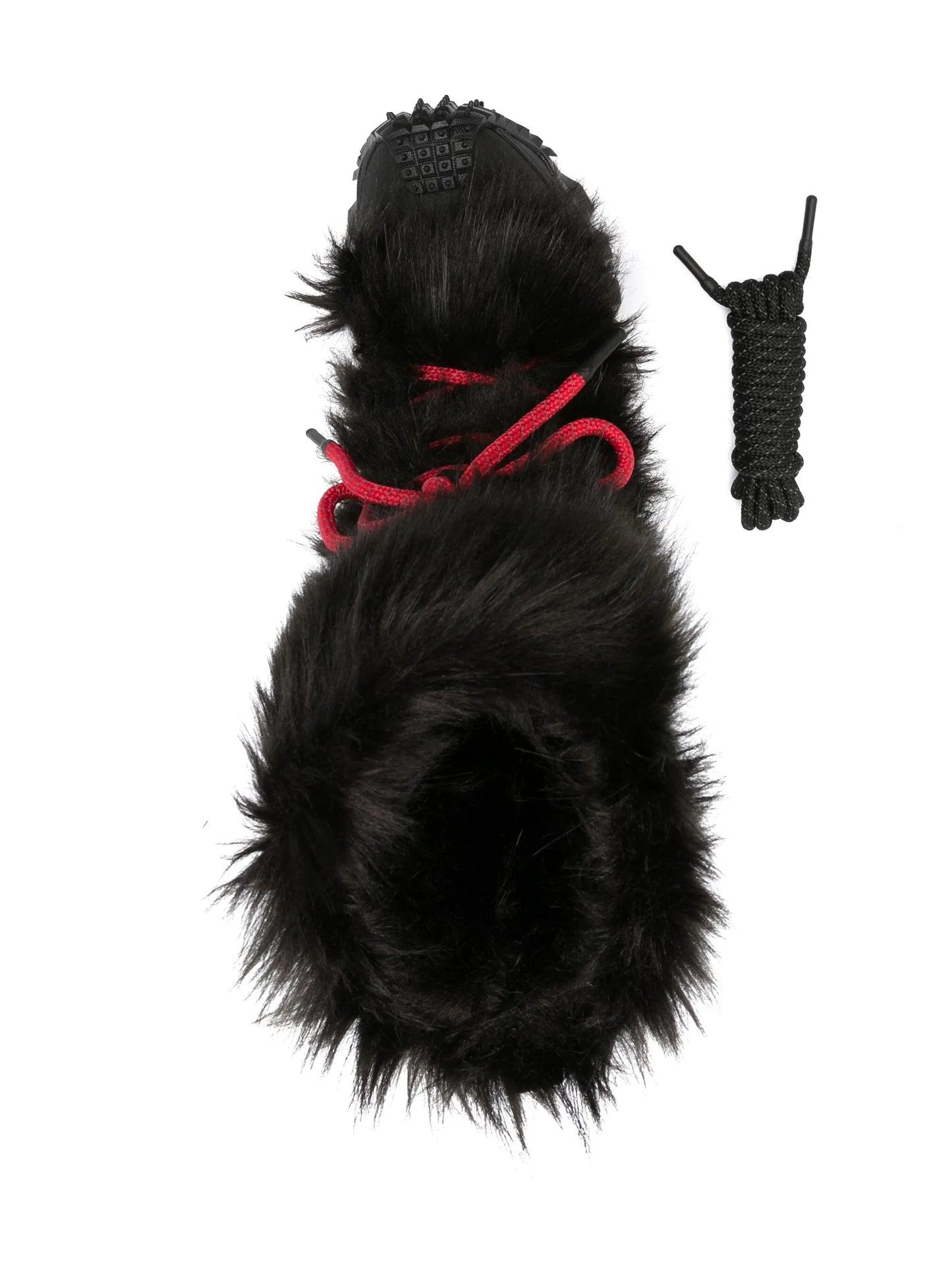 faux-fur mid-calf snow boots