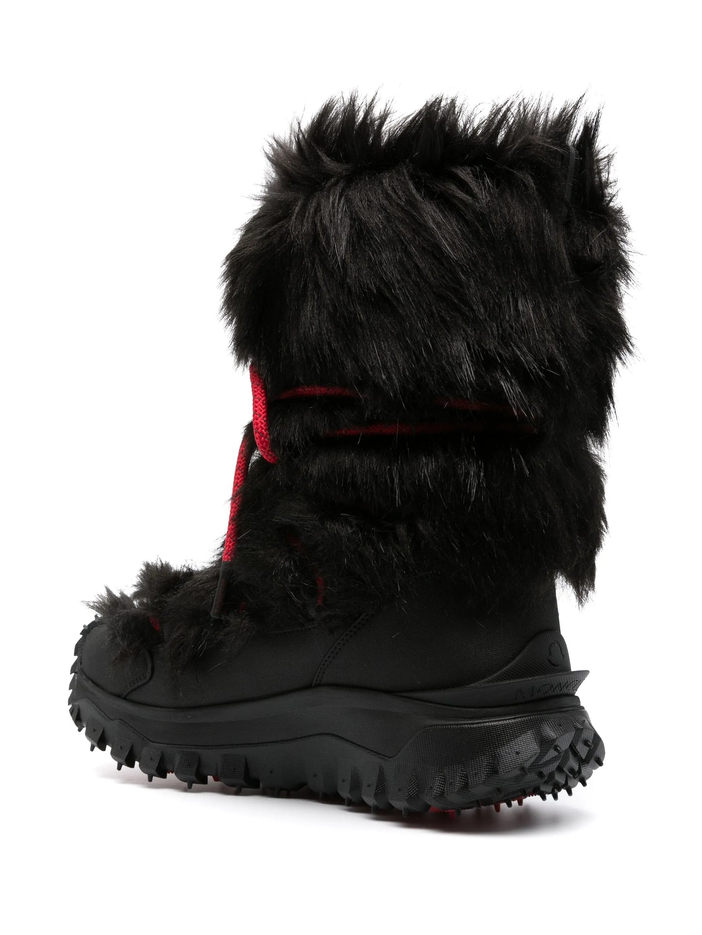 faux-fur mid-calf snow boots