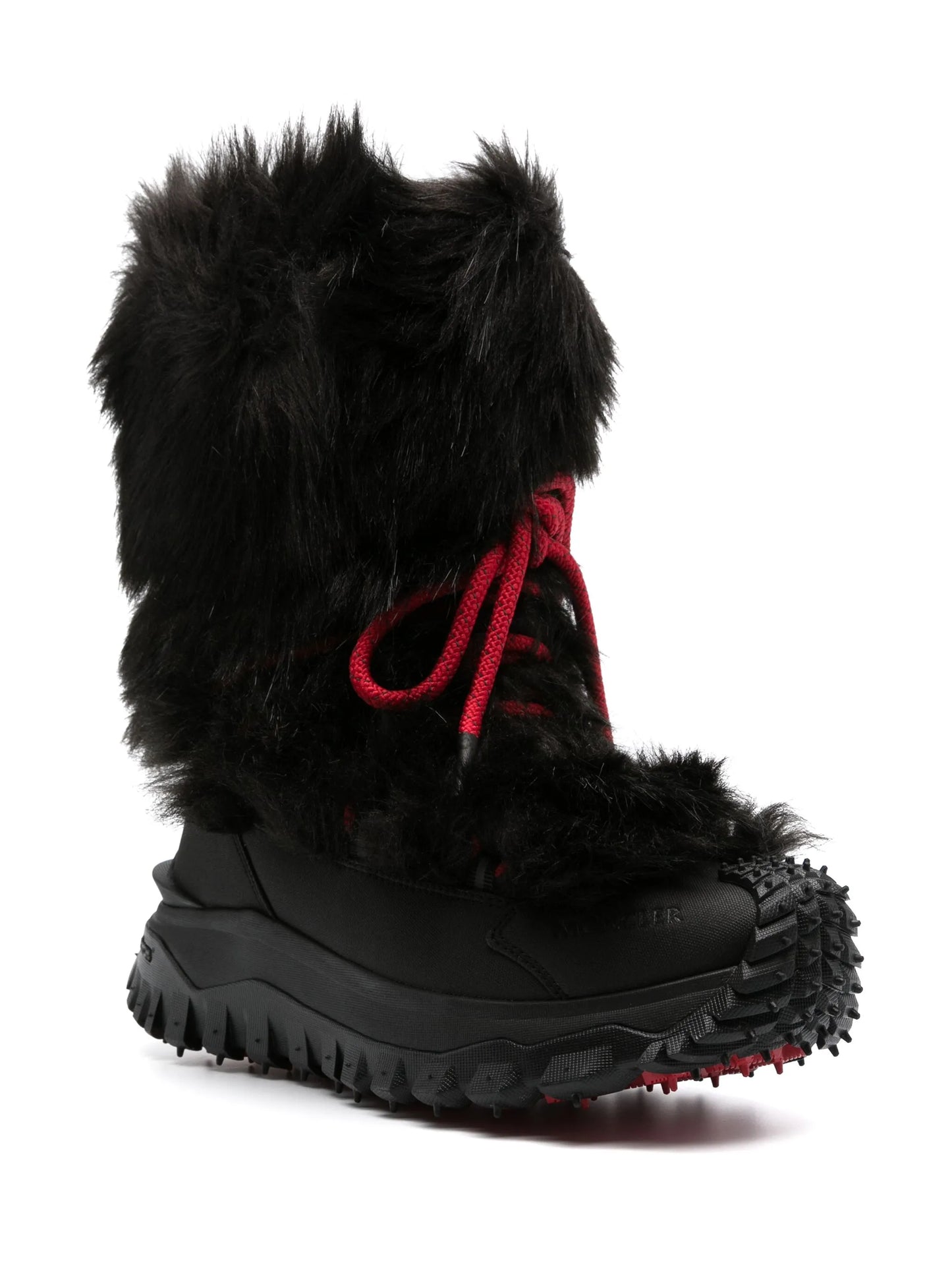 faux-fur mid-calf snow boots
