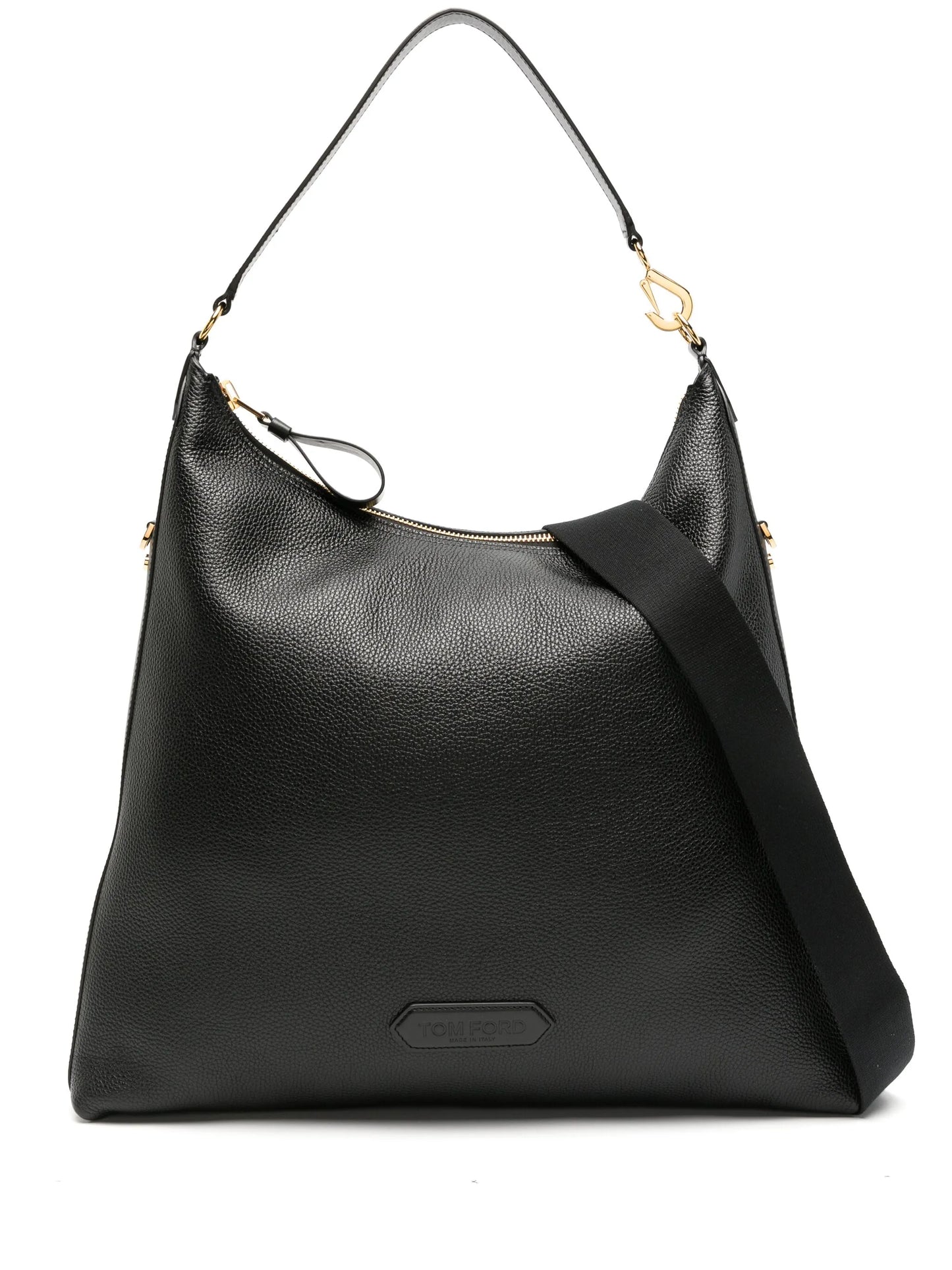 Hand-held leather tote bag
