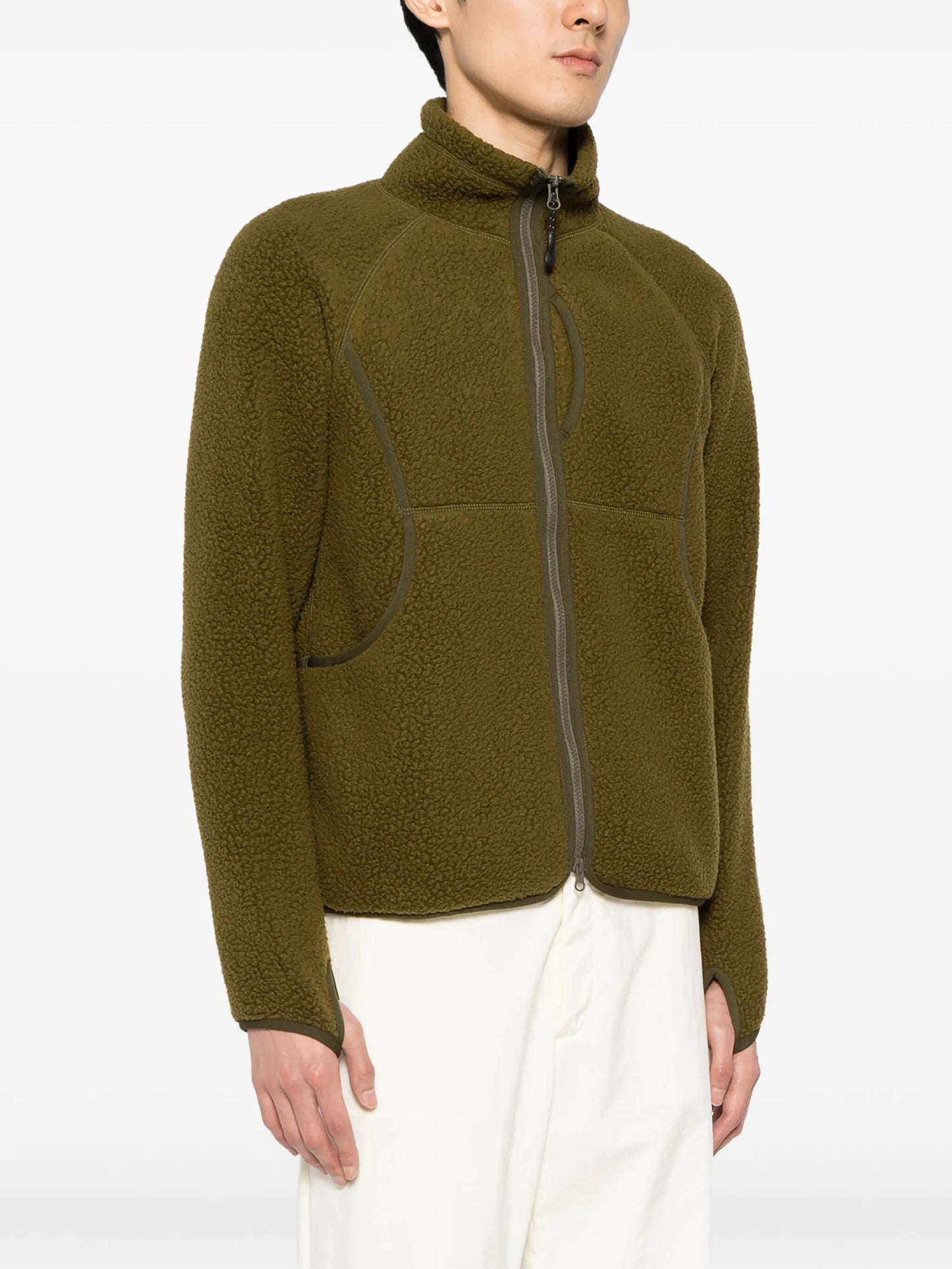 Thermal Boa fleece bomber jacket