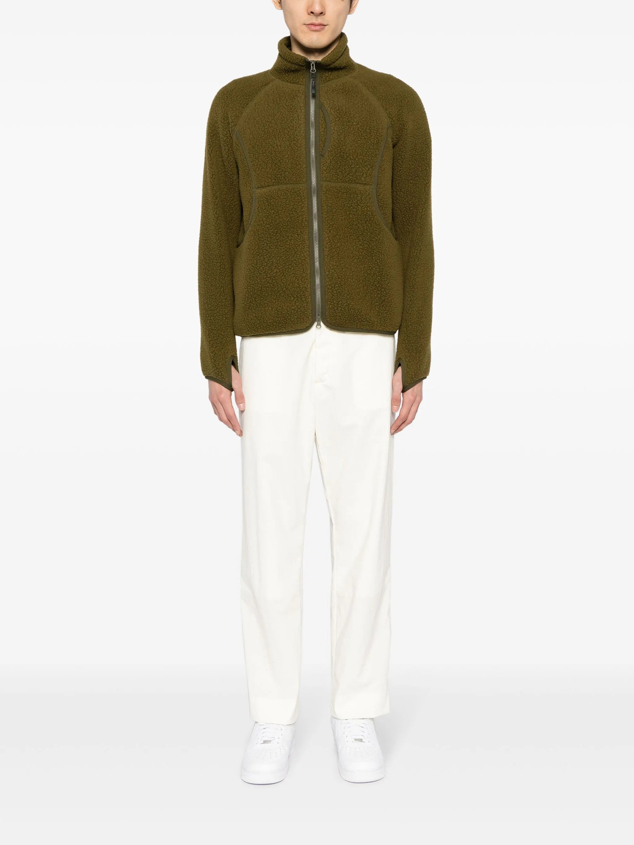 Thermal Boa fleece bomber jacket