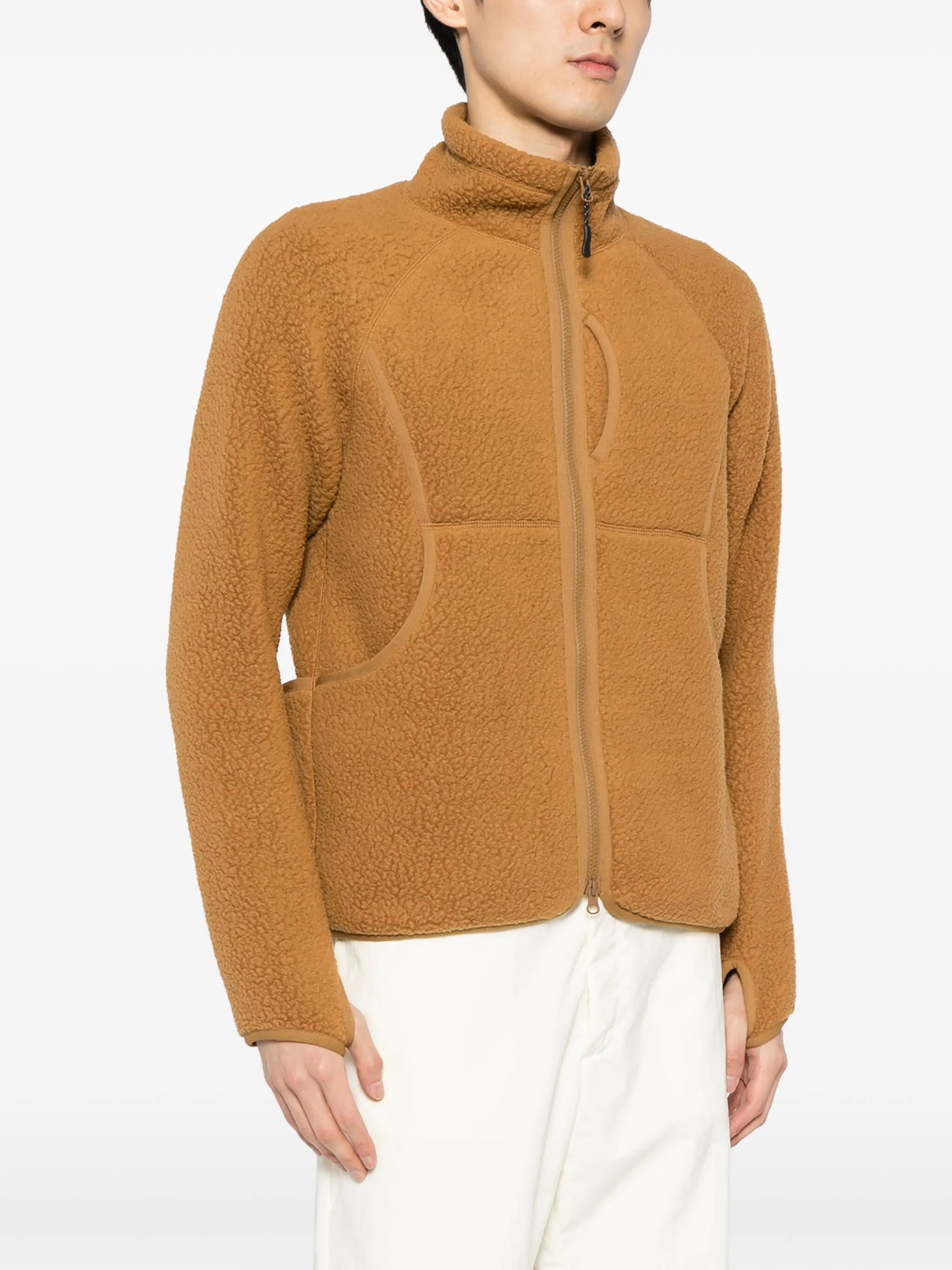 Thermal Boa fleece bomber jacket
