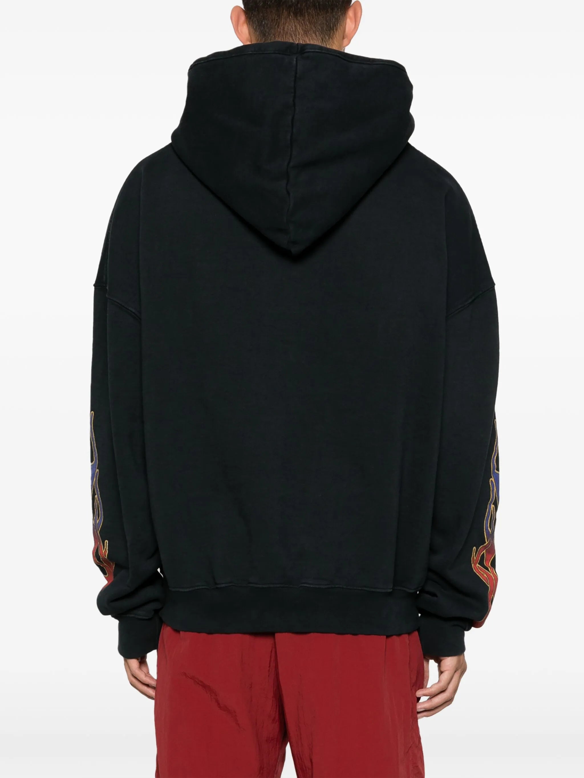 Screaming Eagle-print cotton hoodie
