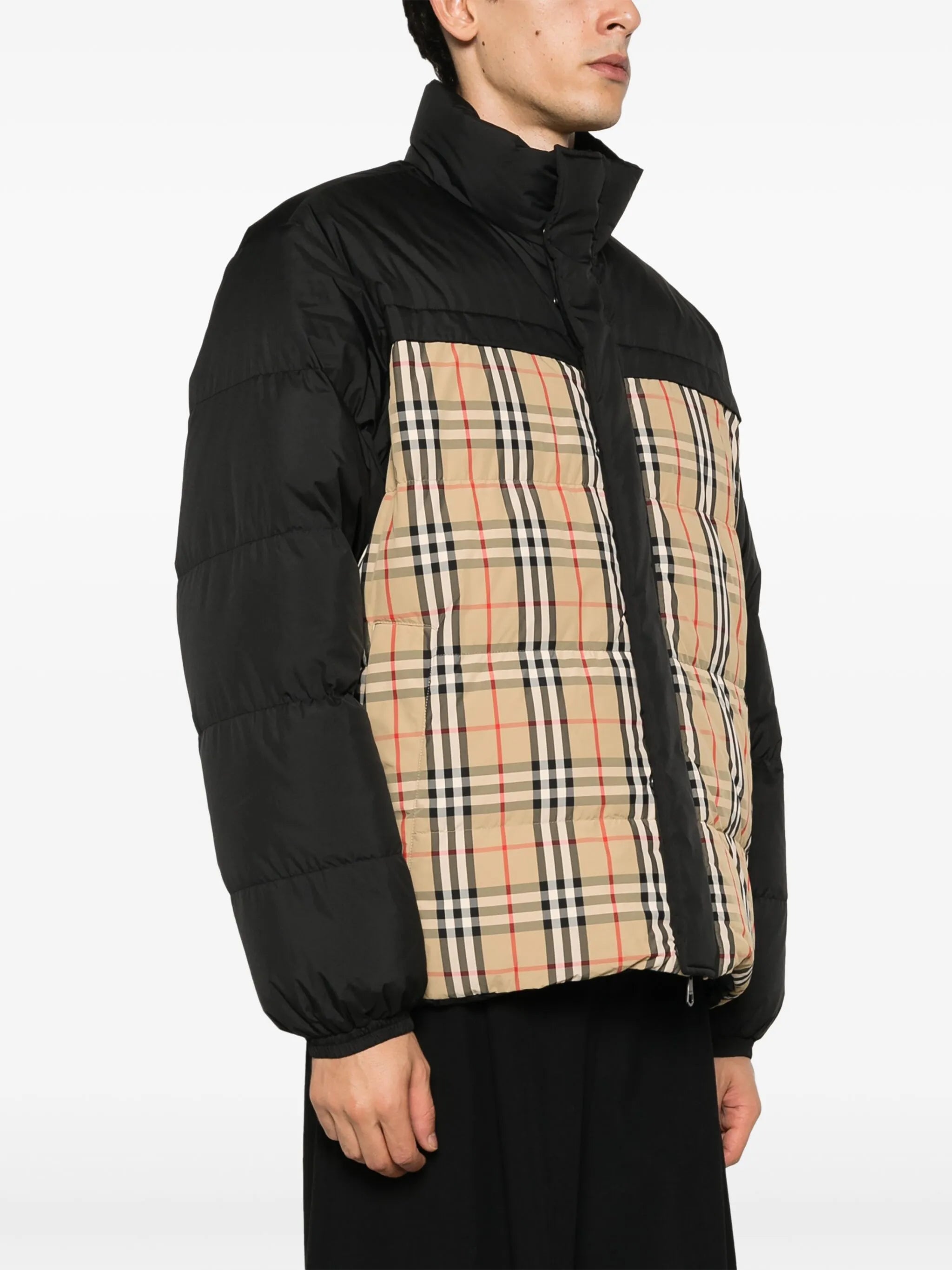 reversible padded puffer jacket