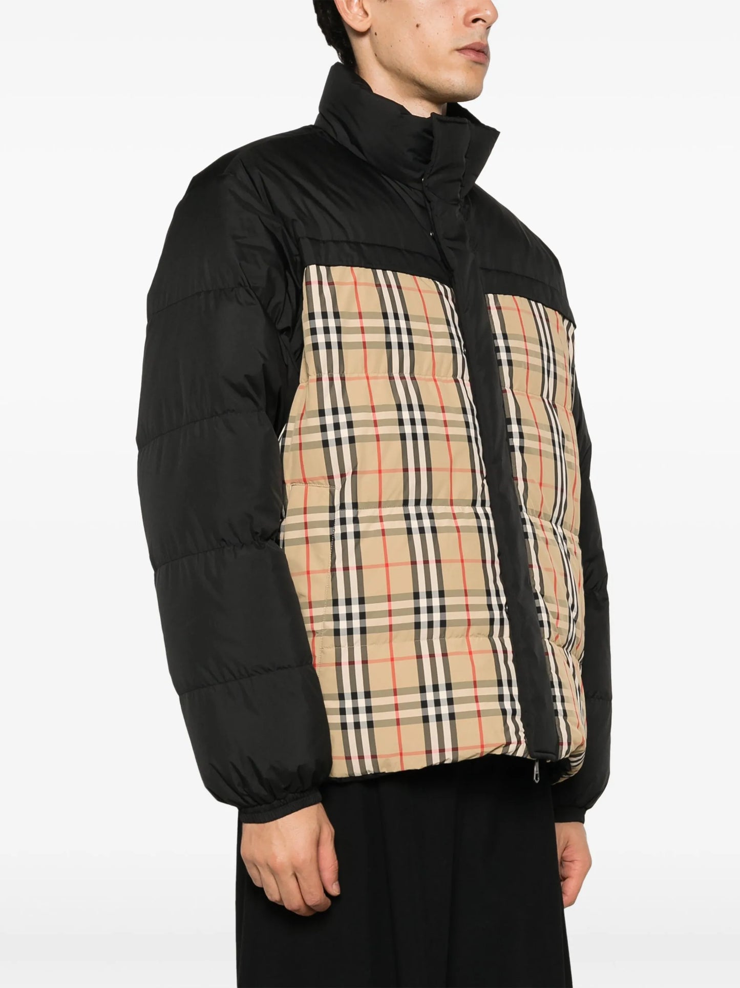 reversible padded puffer jacket