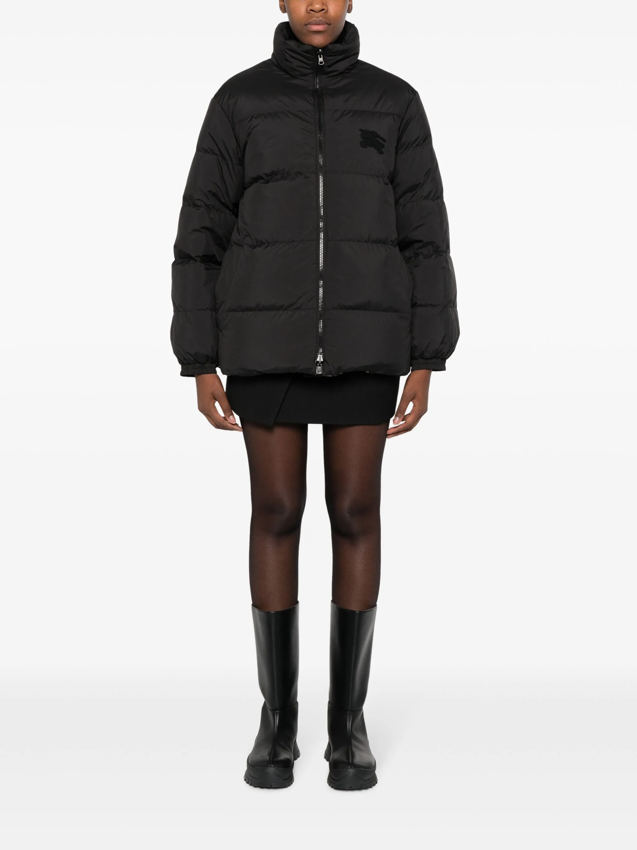 reversible down puffer jacket