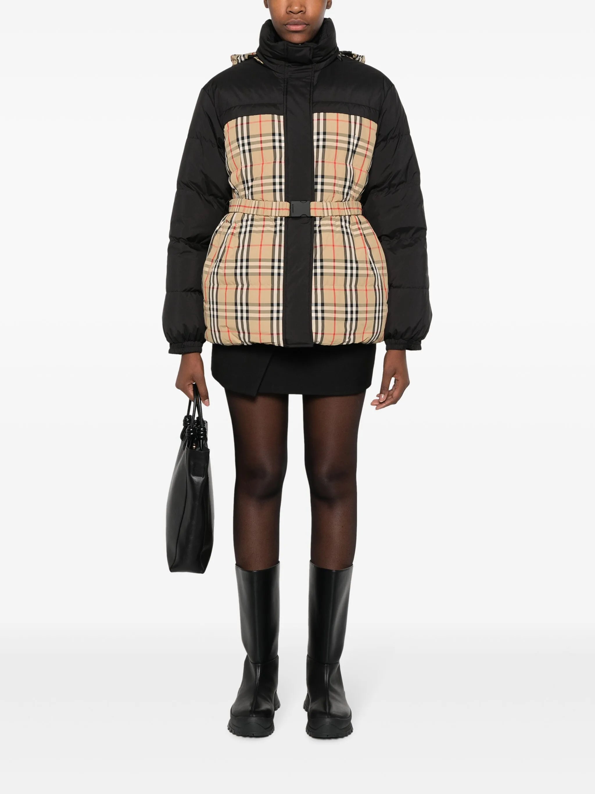 reversible down puffer jacket