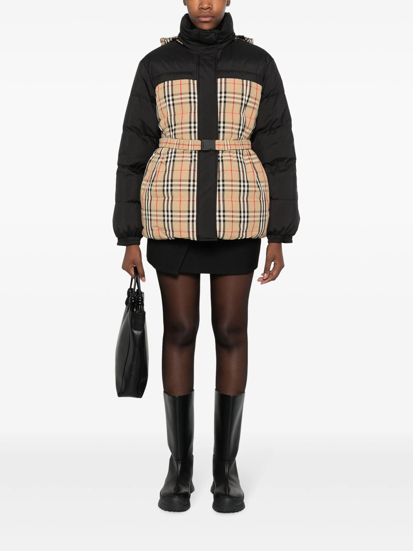 reversible down puffer jacket