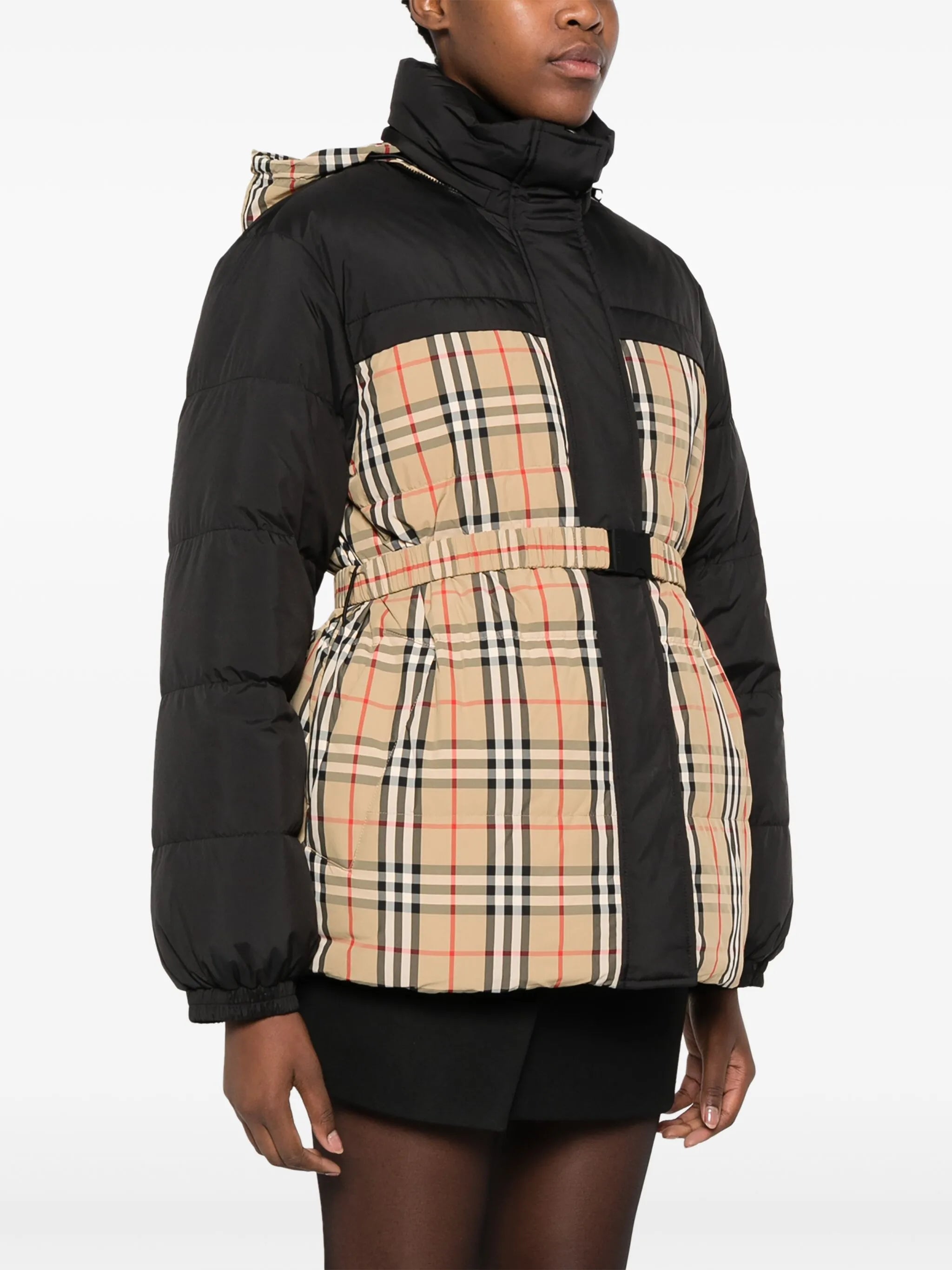 reversible down puffer jacket