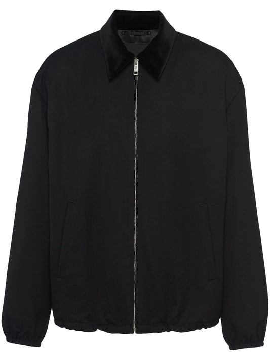 wool blouson jacket