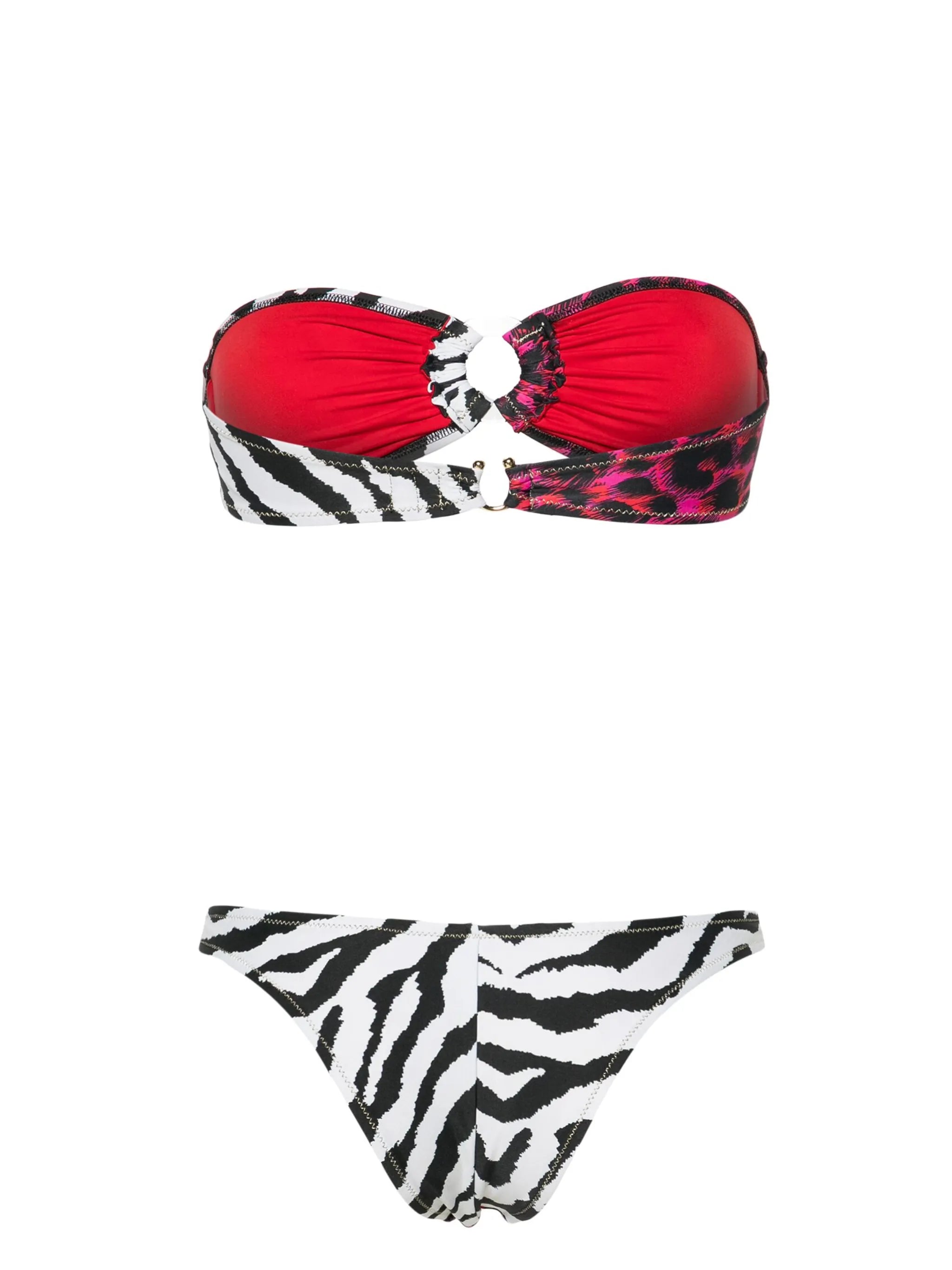 Band Camp animal-print bikini set
