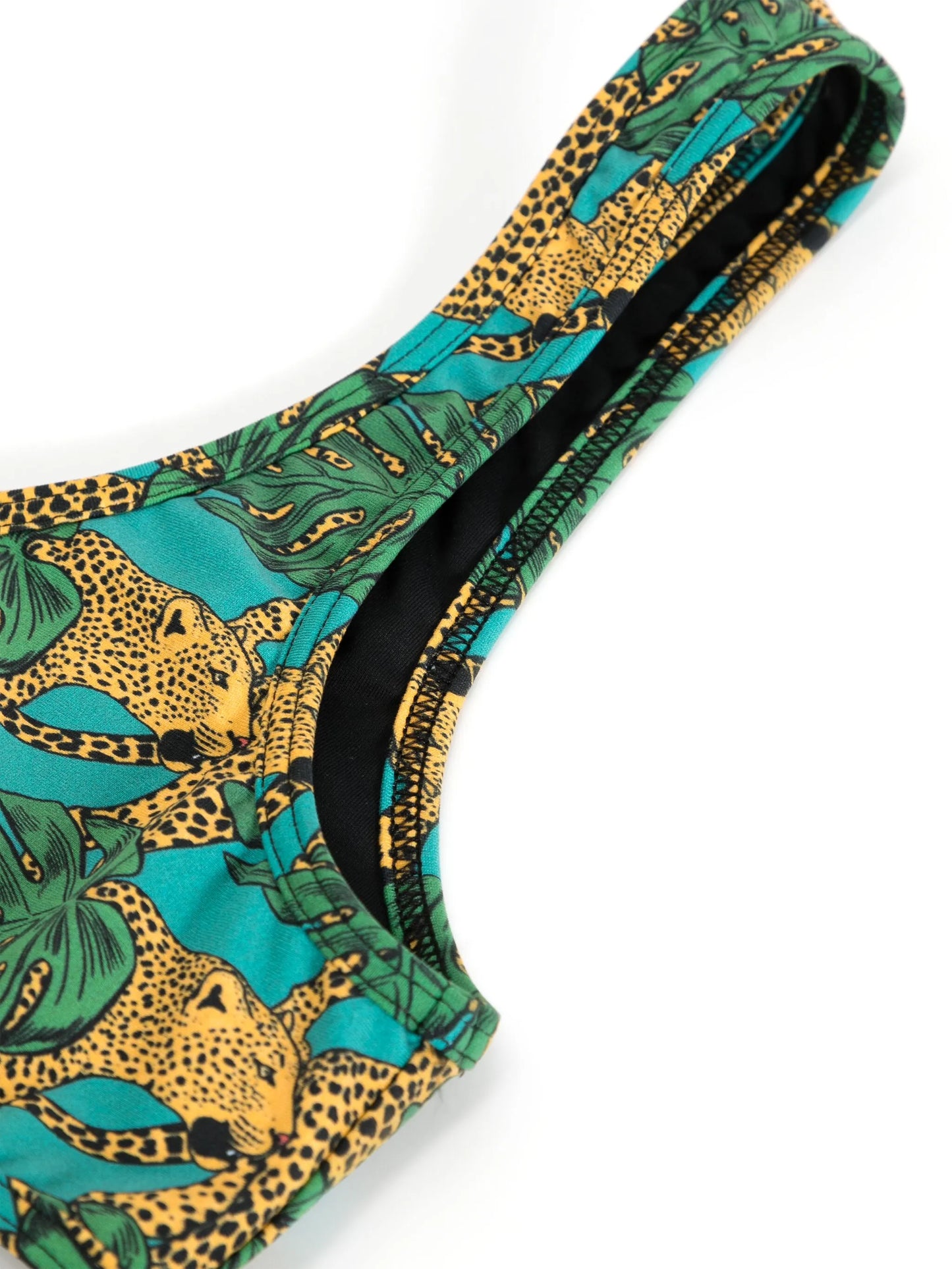 Coolio Jungle Fever-print bikini set