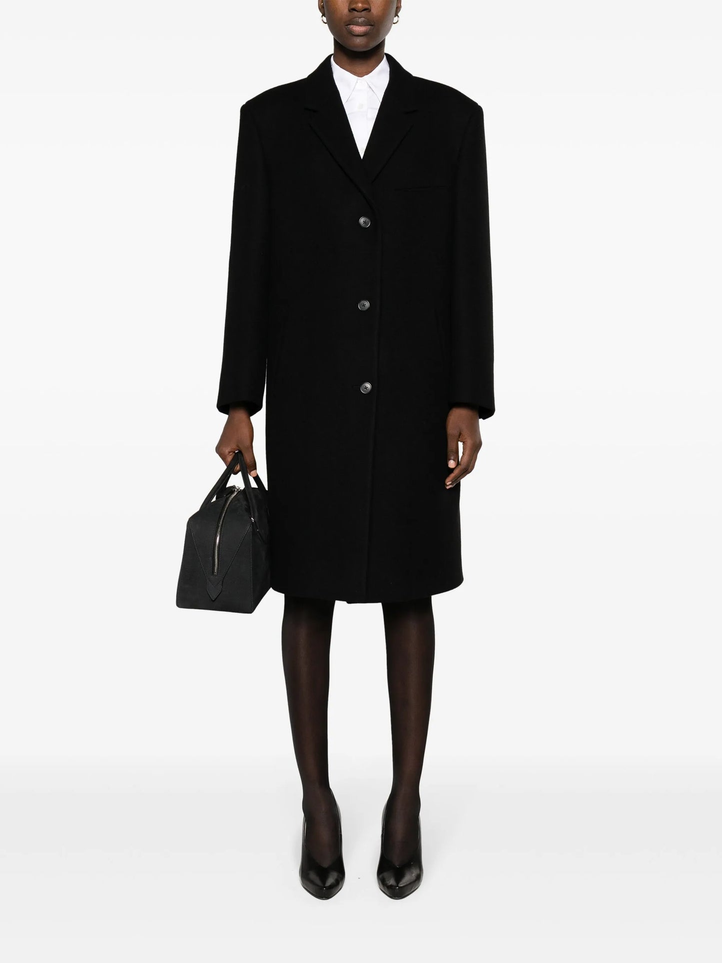 Ardon cashmere single-breasted coat