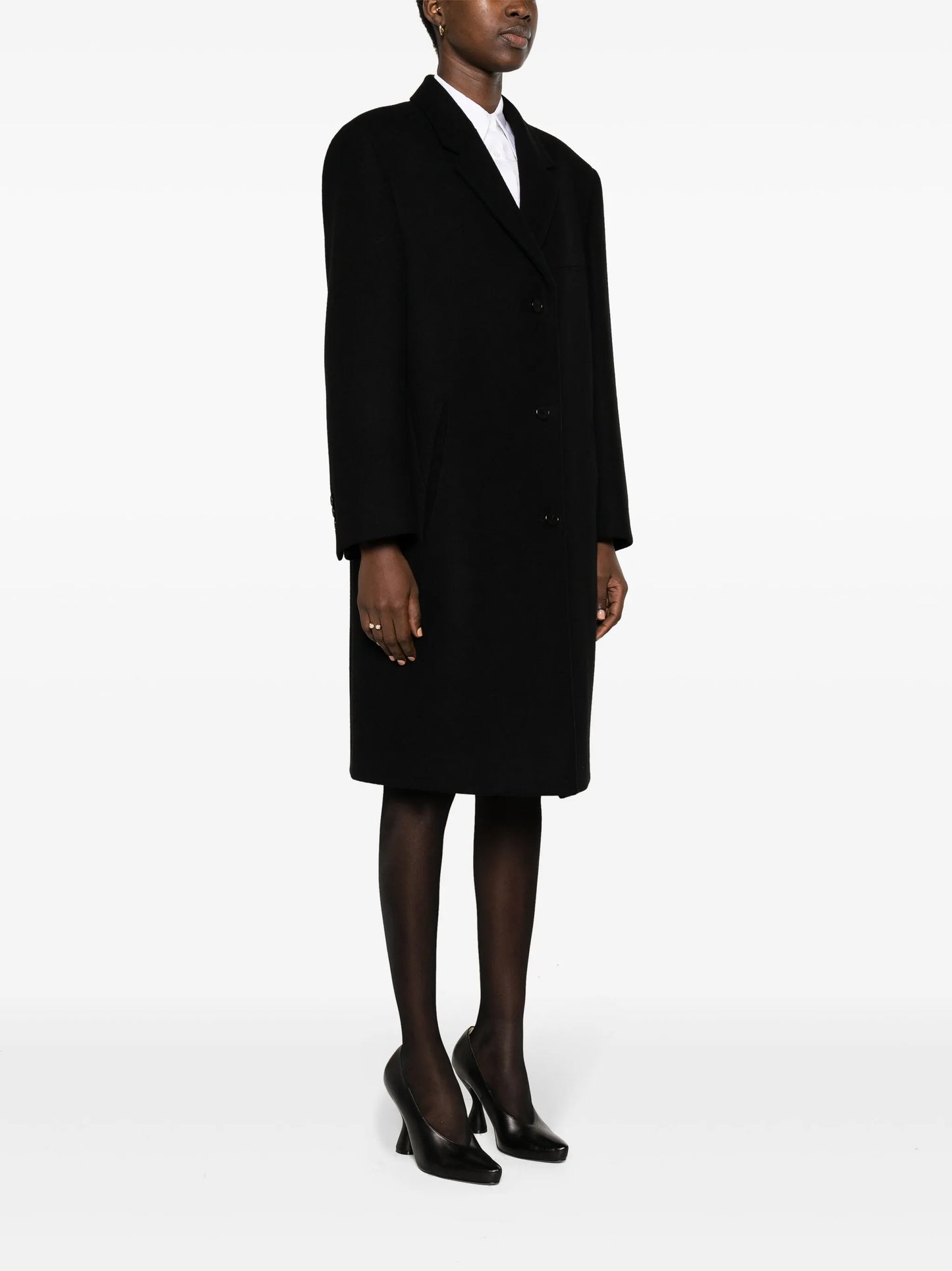 Ardon cashmere single-breasted coat