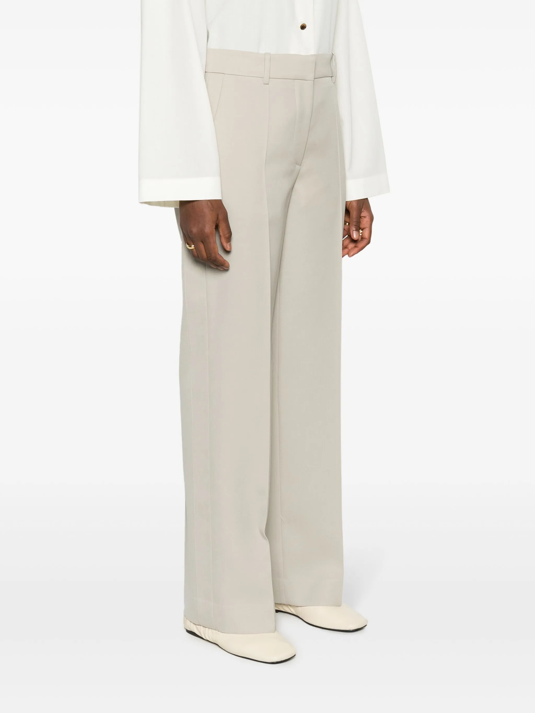 Bremy wide-leg wool trousers