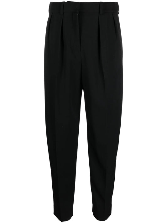 Corby pleated wool tailored trousers