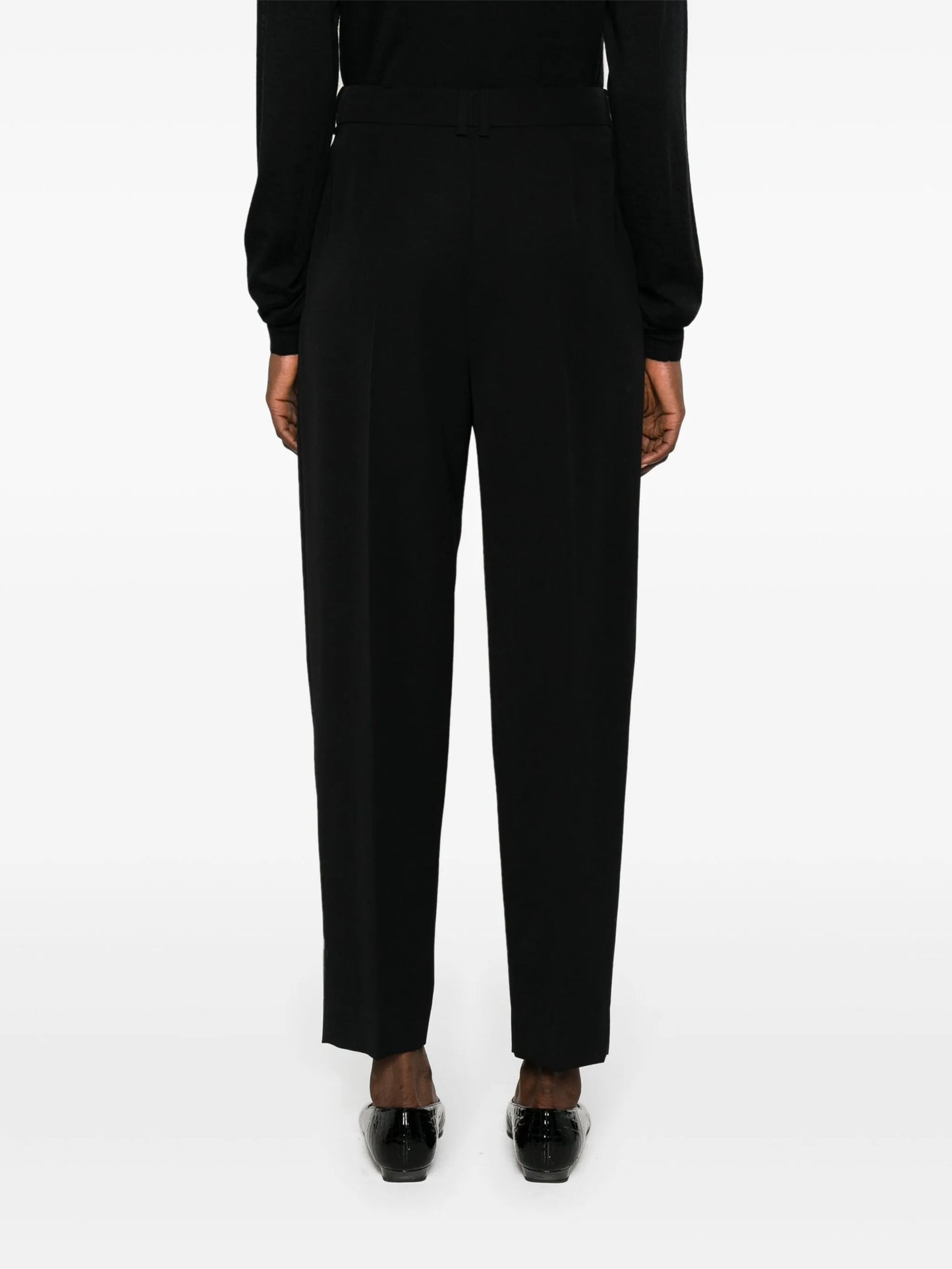 Corby pleated wool tailored trousers