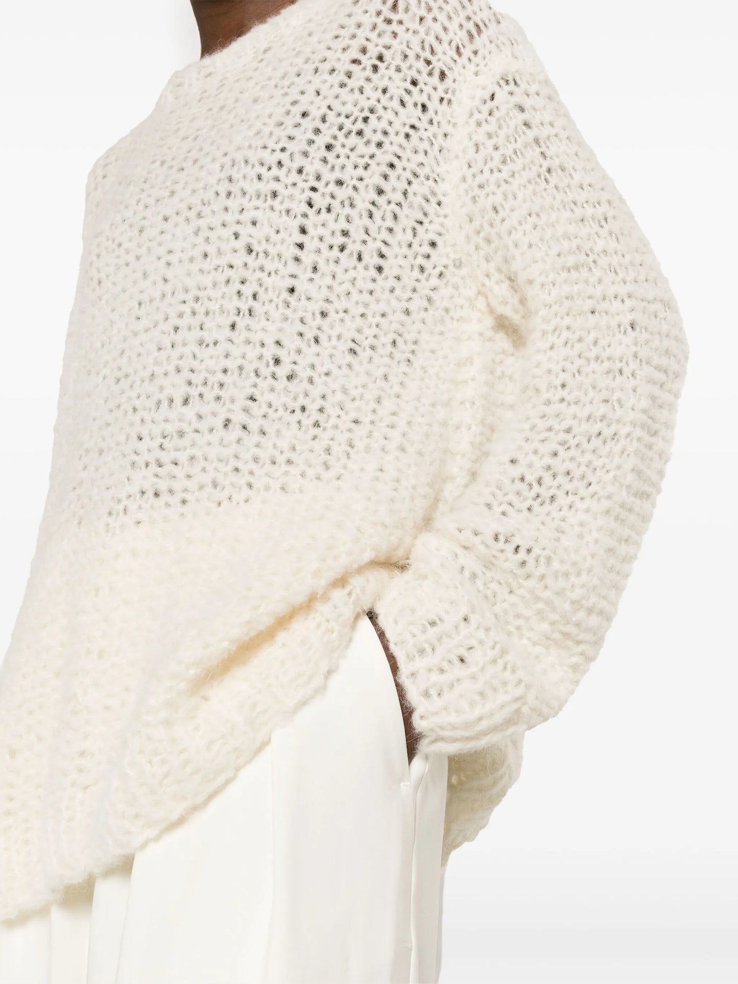 Eryna open-knit wool blend jumper